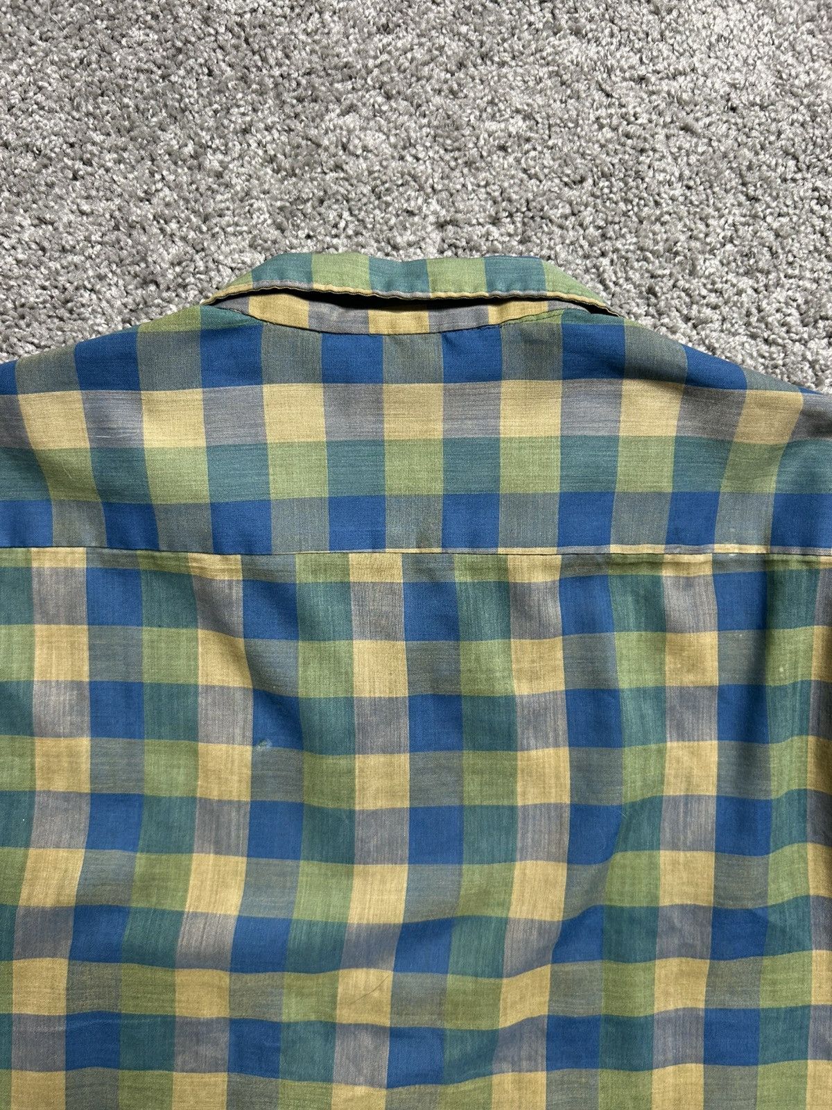 JCPenney Vintage 60s Loop Collar Penneys Towncraft Button Up Shirt Size US M / EU 48-50 / 2 - 8 Thumbnail