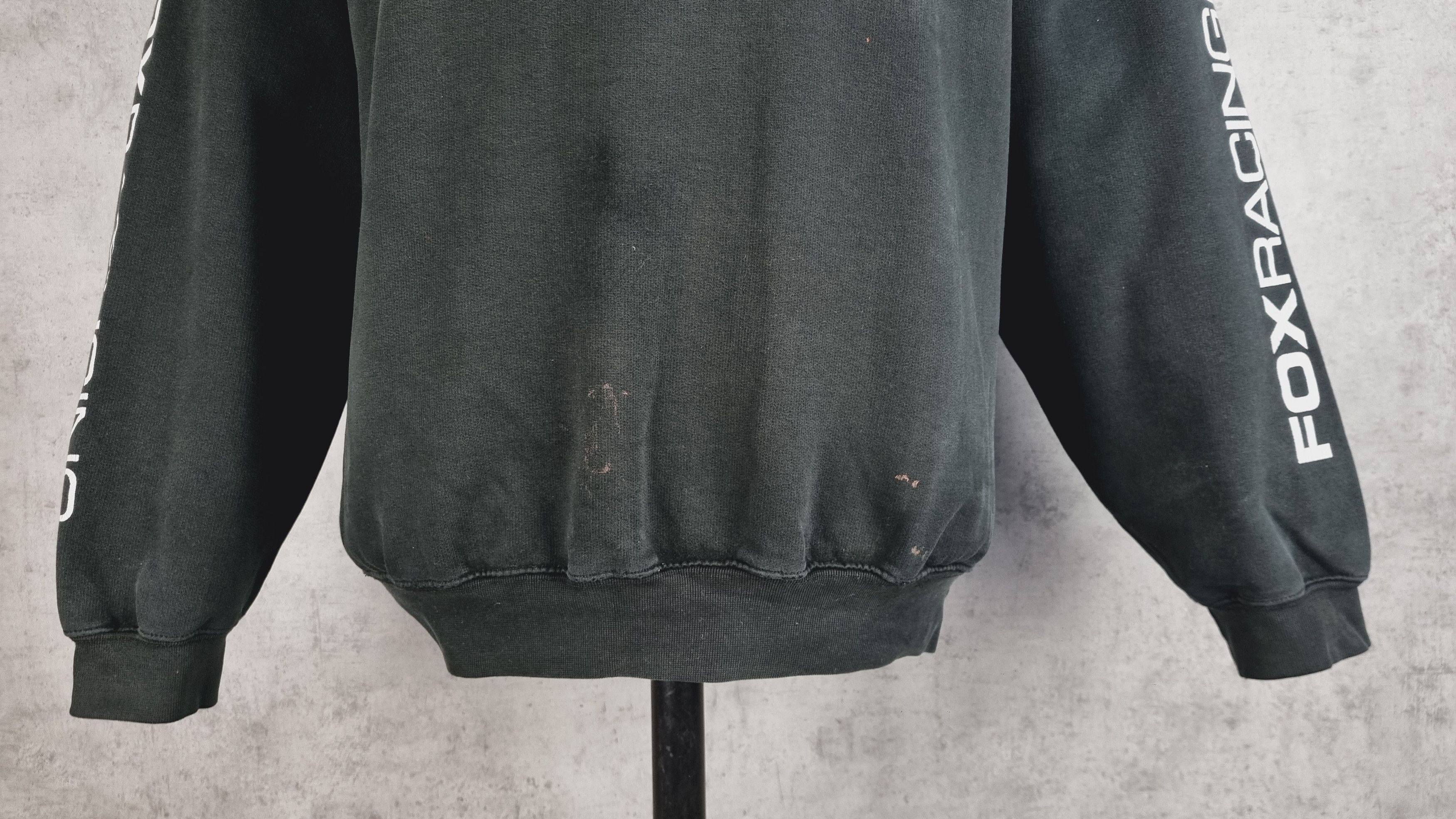 Fox Racing × Vintage Thrashed Faded FOX Racing Big Logo Sweatshirt SUPREME Style Size US L / EU 52-54 / 3 - 10 Thumbnail