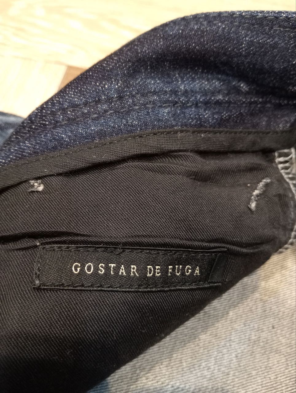 GOSTAR DE FUGA JAPANESE GOSTAR DE FUGA BLUE DENIM JEANS Size US 33 - 10 Thumbnail