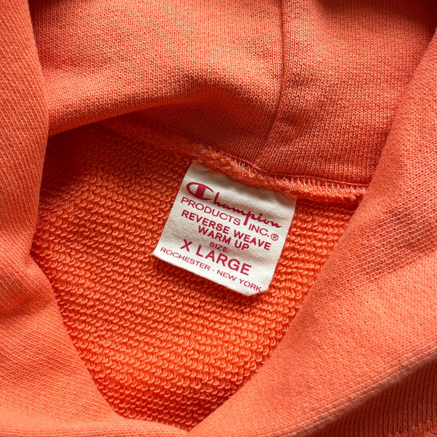 Champion Reverse Weave Warm Up Hoodie in Salmon Orange Size US S / EU 44-46 / 1 - 4 Thumbnail