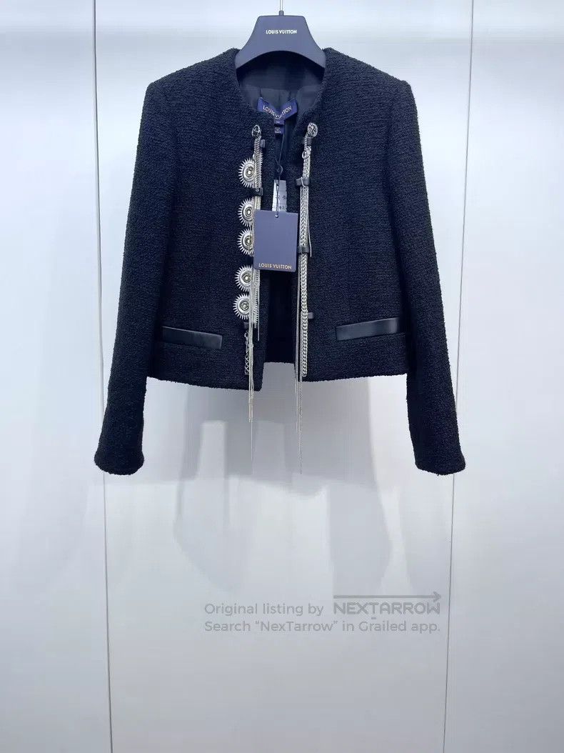 Louis Vuitton Louis Vuitton Heavy Industry Chain Fringe Jacket Size XXS / US 00 / IT 34 - 1 Thumbnail