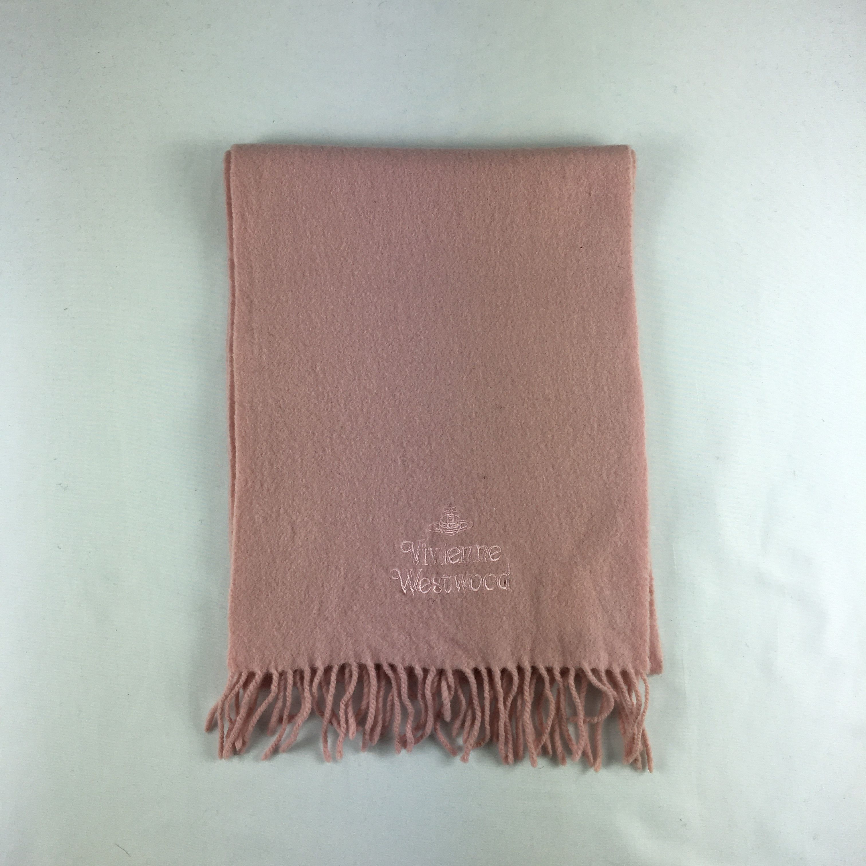 Vintage × Vivienne Westwood Vivienne Westwood Scarf Muffler Wool Cashmere Scarves Size ONE SIZE - 2 Thumbnail