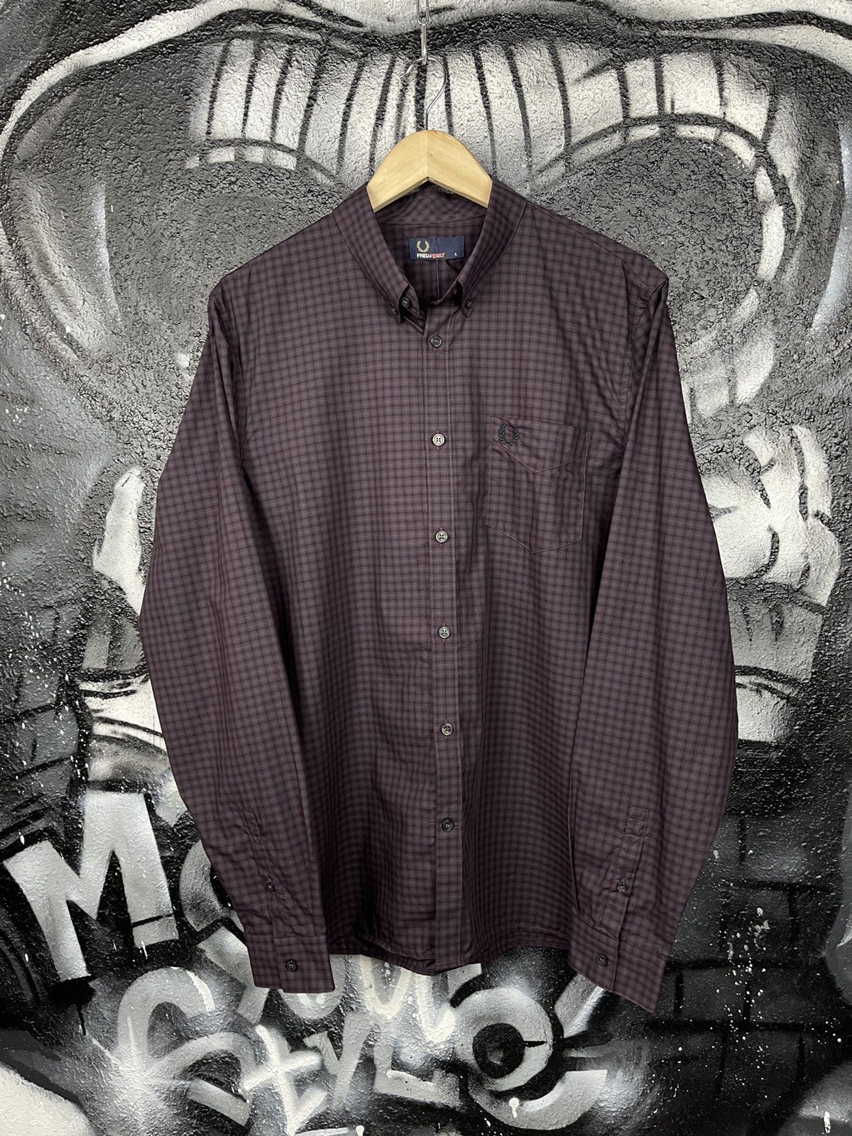 Fred Perry Fred Perry Cotton Checkered Button Up Shirt Men’s Size Large Size US L / EU 52-54 / 3 - 2 Thumbnail