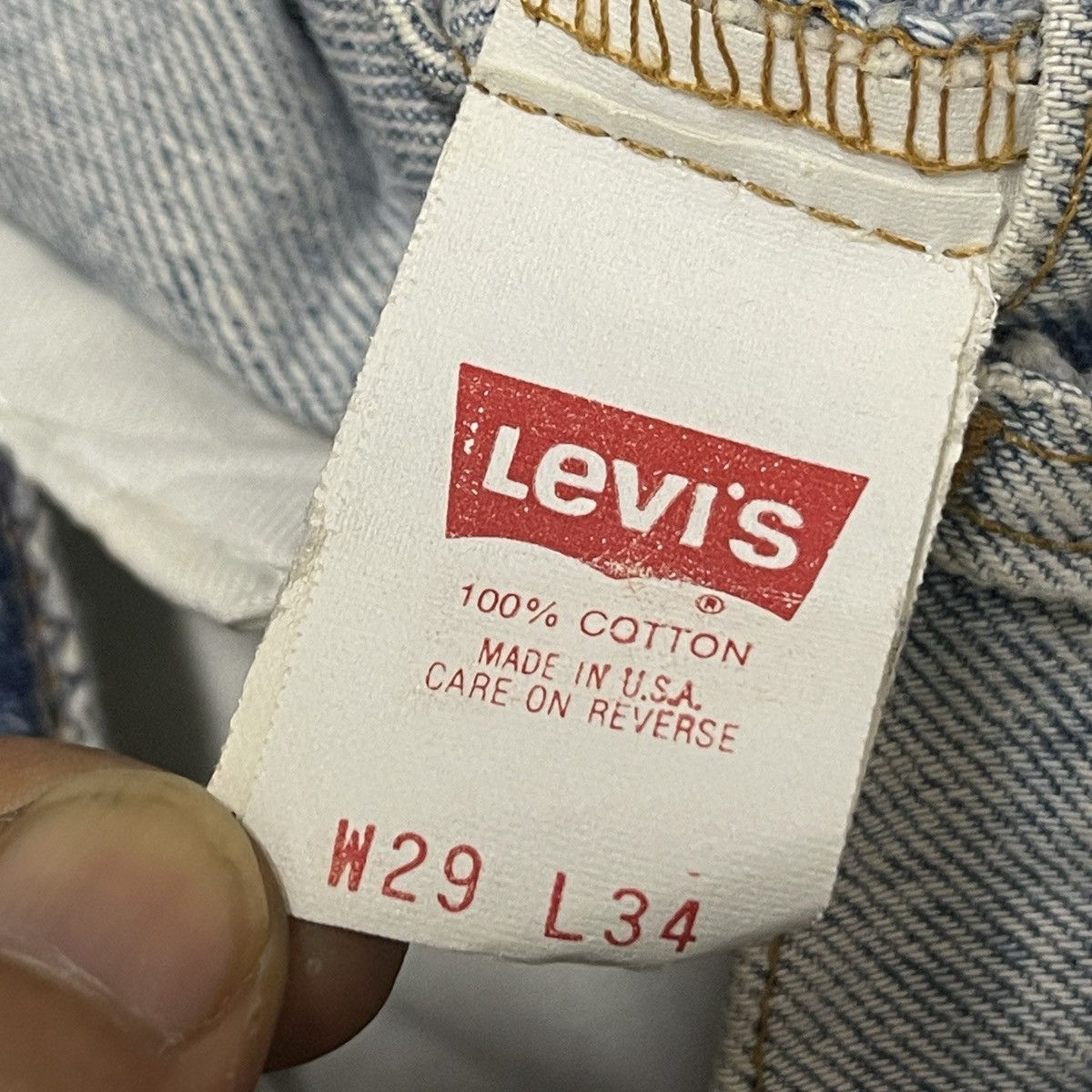 Levi's Vtg 90s Levis 510 Made In USA Regular Fit Straight Leg Jeans Size US 29 - 17 Thumbnail