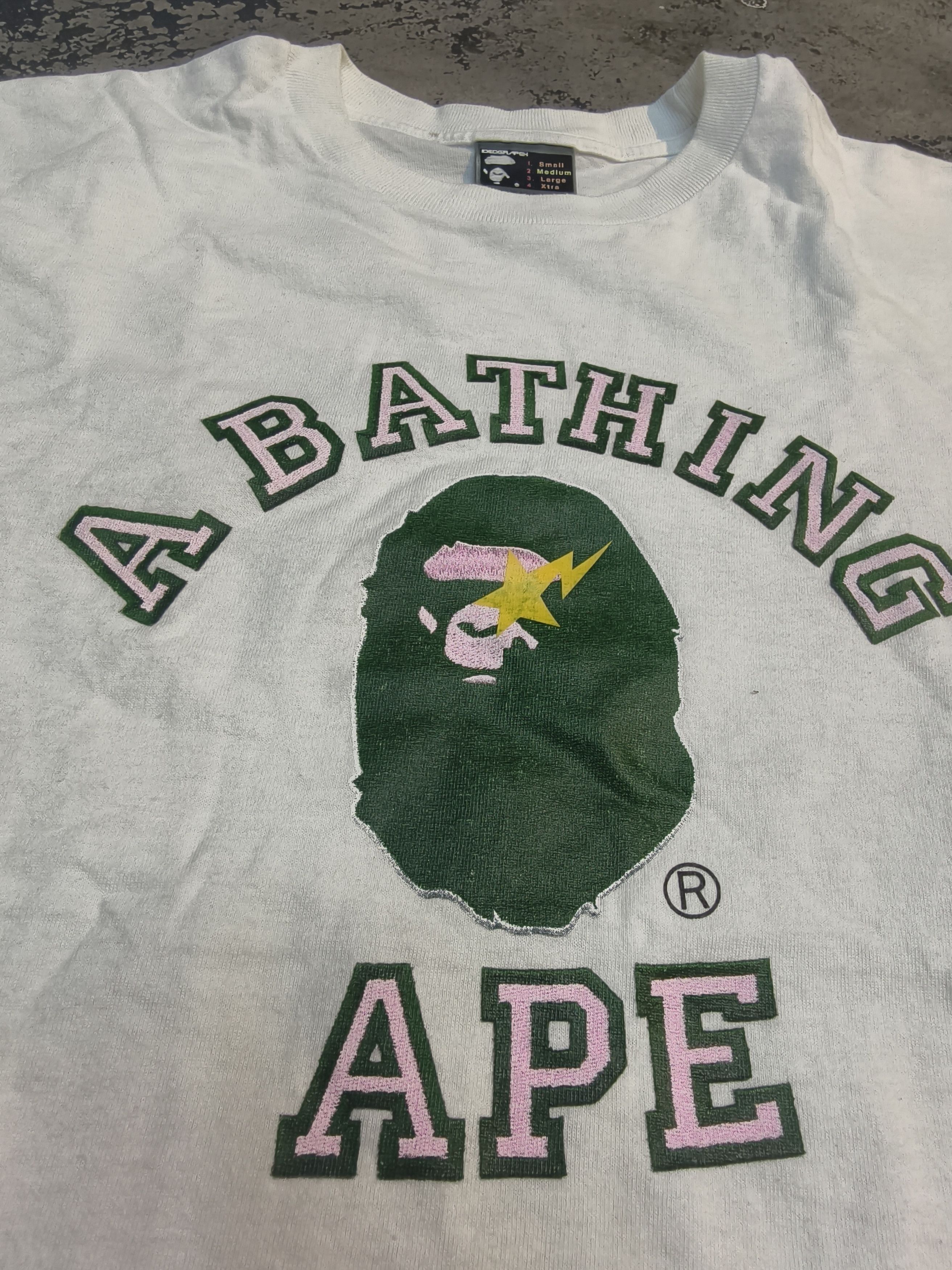 Bape Vtg BAPE Sta!! Ape shall never kill Ape Size US M / EU 48-50 / 2 - 4 Thumbnail