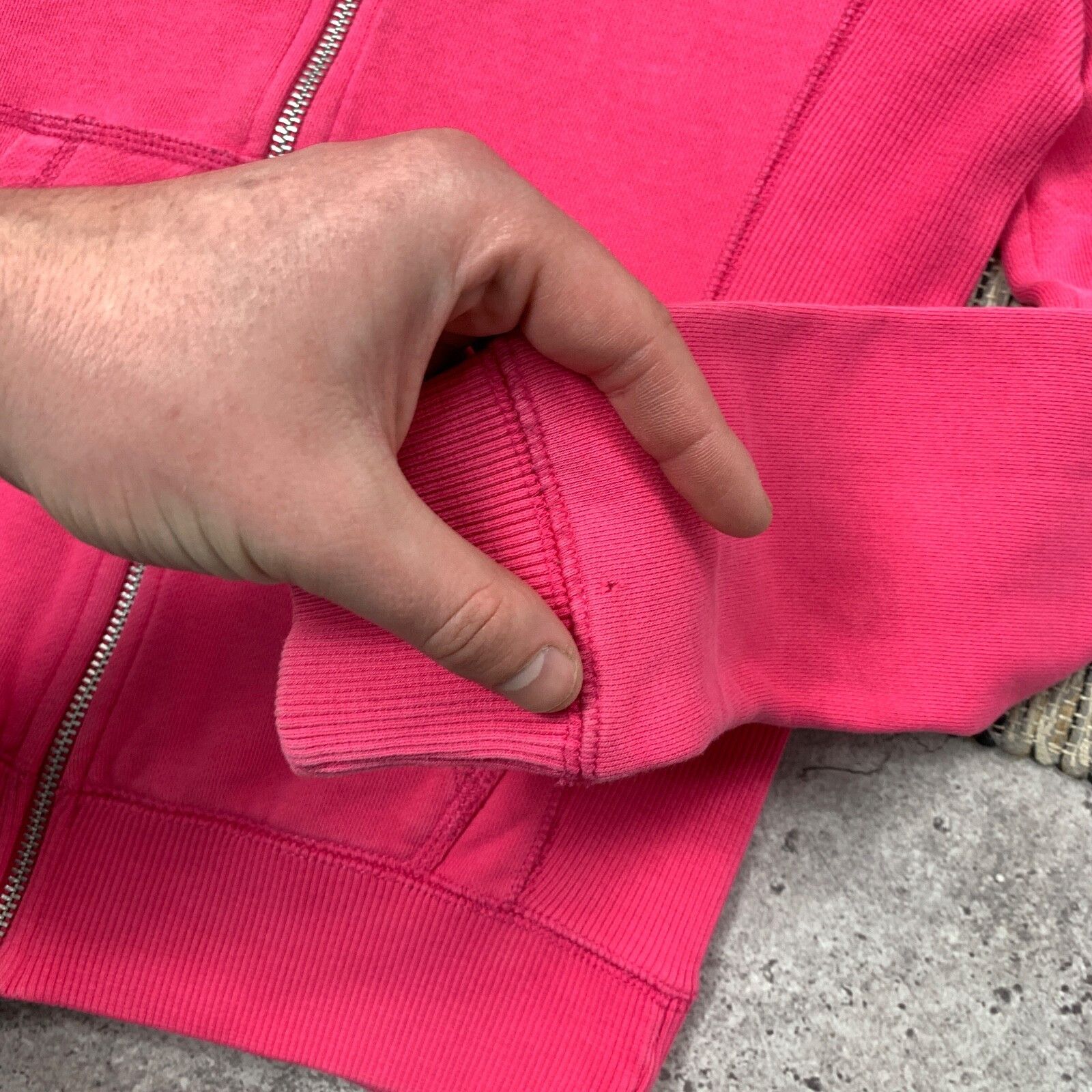 Nike Vintage Nike 90s Swoosh Pink Zip Hoodie Women's Hooded Sweat Size XS / US 0-2 / IT 36-38 - 8 Thumbnail