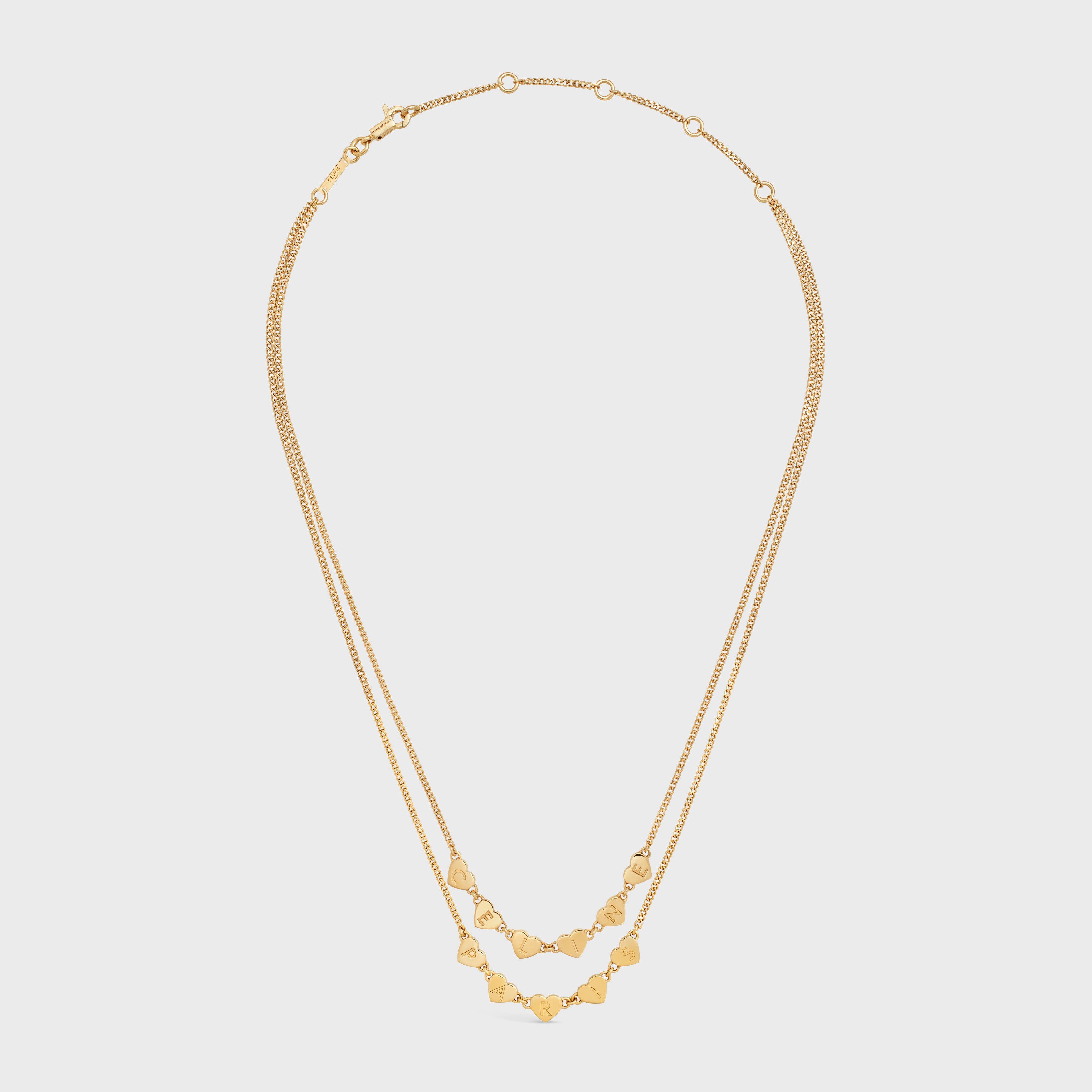 Celine o1bcso1str0725 Size : OS / 460SX6 Necklace in Gold Size ONE SIZE - 1 Thumbnail