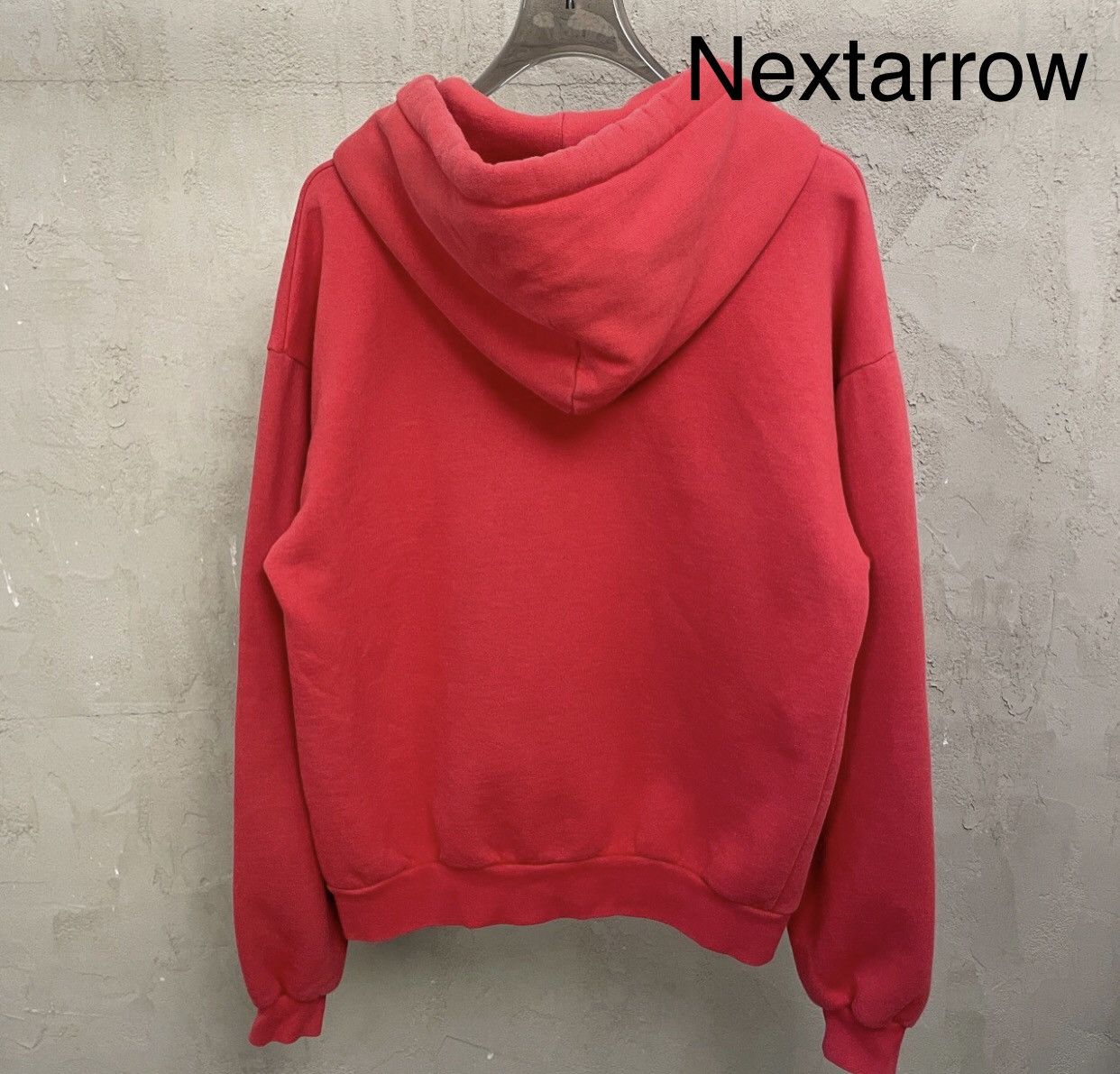 Balenciaga Balenciaga Watermelon Red Chest Slogan Arrow Hoodie 2412- Size US XS / EU 42 / 0 - 2 Thumbnail