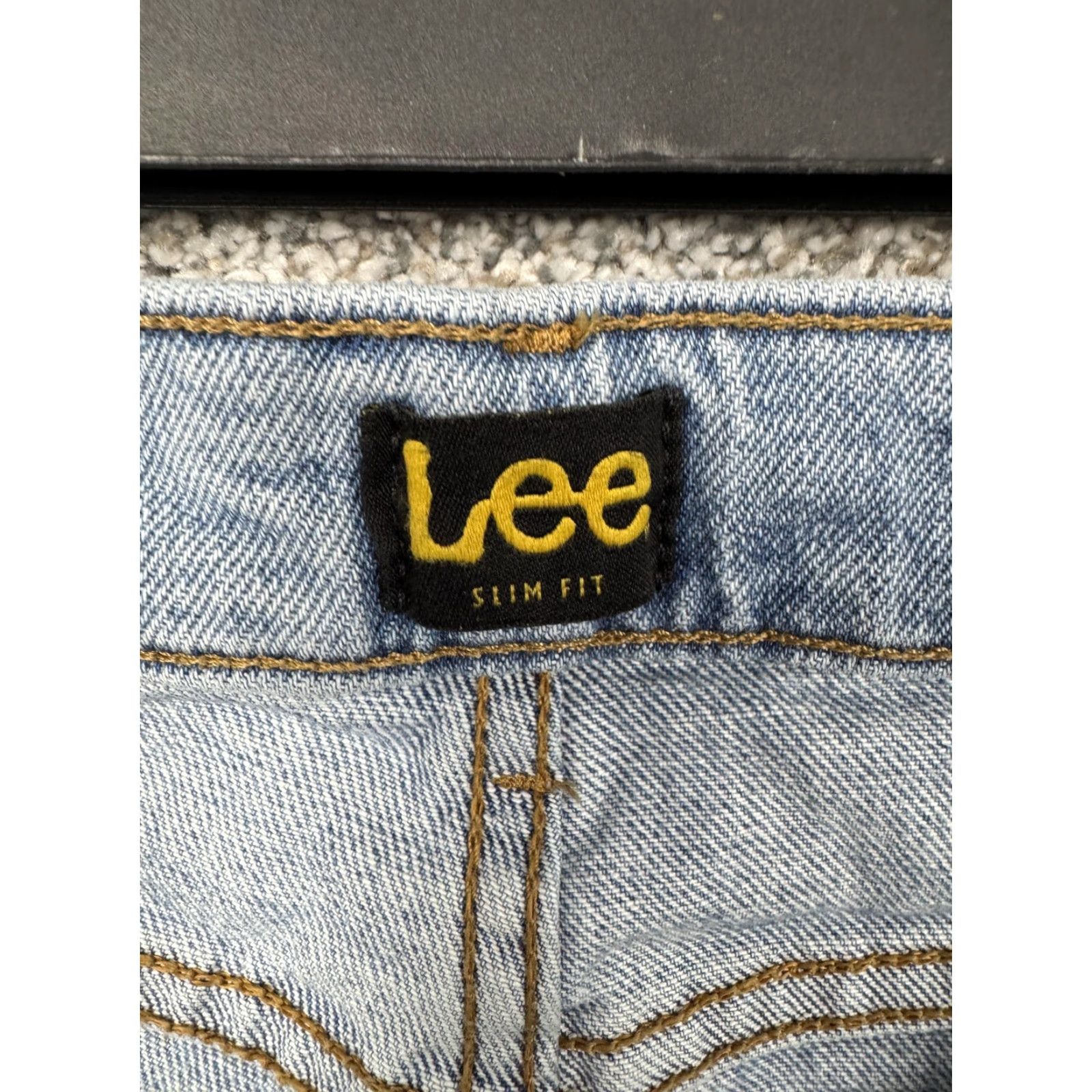 Lee Lee Jeans Mens 38x32 Slim Fit Tapered Leg Denim Blue 5-Pocket Regular Zip Fly Mid Rise Casual N/A Size US 38 / EU 54 - 7 Thumbnail