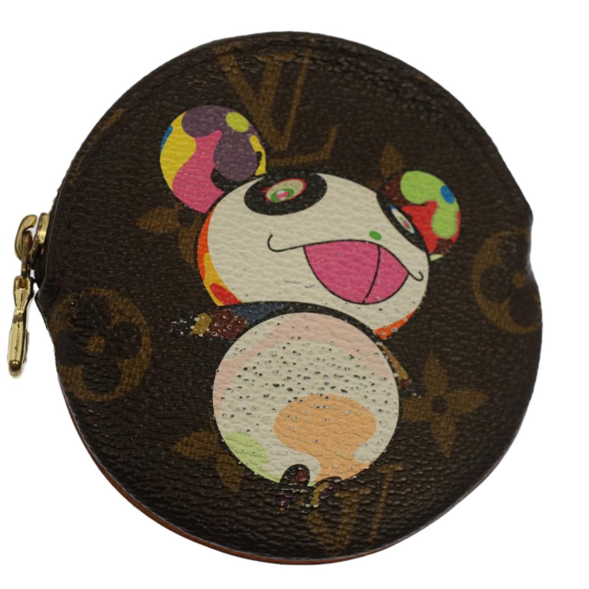 image of Louis Vuitton Porte Monnaie Rond Wallet in Brown, Women's