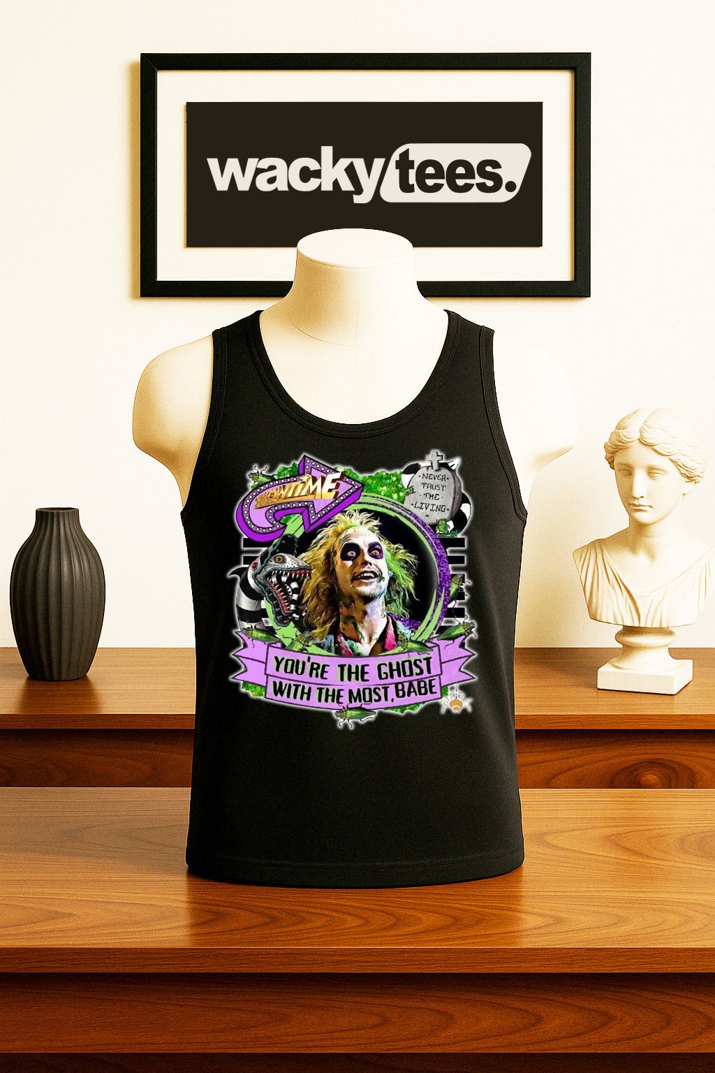 Other BeetleJuice The Ghost with the Most Graphic Tee Shirt Size US L / EU 52-54 / 3 - 2 Thumbnail