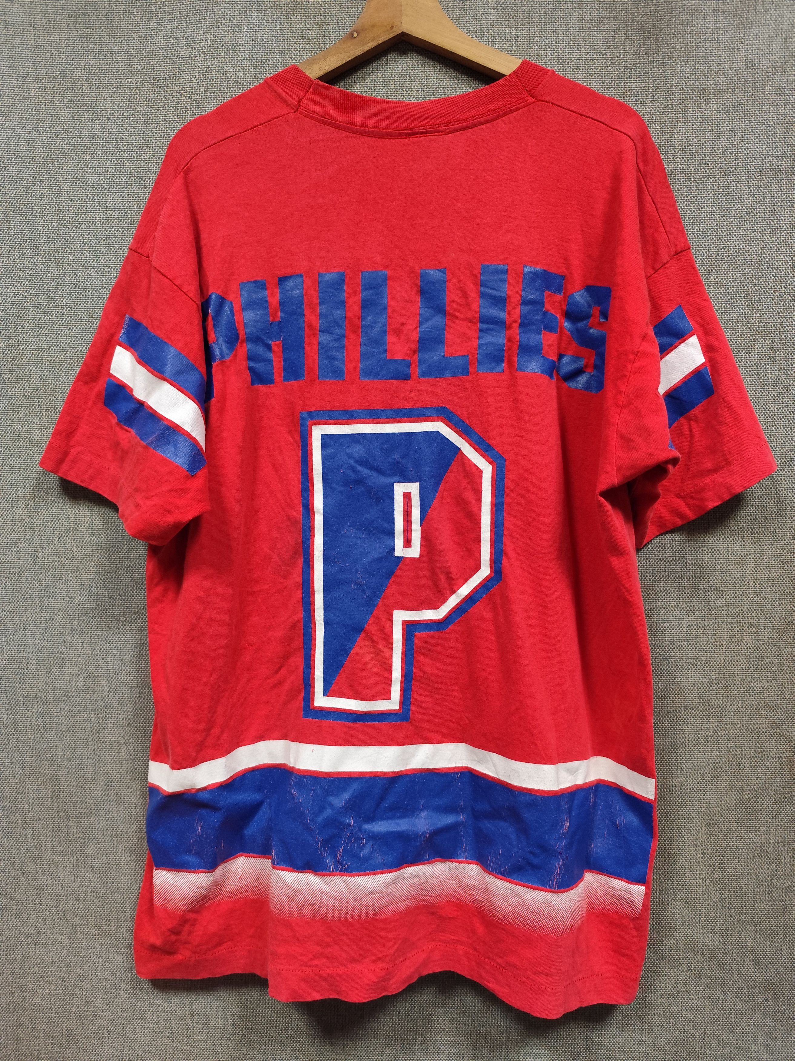 MLB Vintage 1994 MLB Philadelphia Phillies Baseball Team T-Shirt Size US XL / EU 56 / 4 - 2 Thumbnail