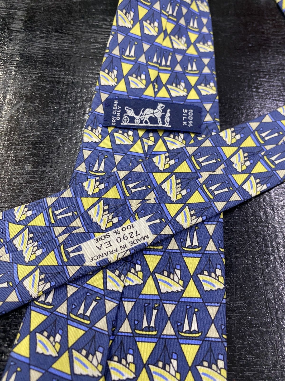 Hermes Vintage hermes tie Size ONE SIZE - 4 Thumbnail
