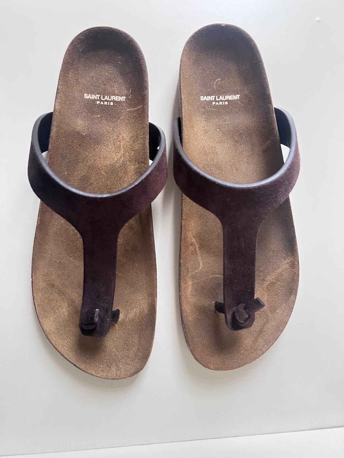 Saint Laurent Paris New Saint Laurent Fabrice men sandals IT43.5/US 10.5/UK 9.5 Size US 10.5 / EU 43-44 - 4 Thumbnail