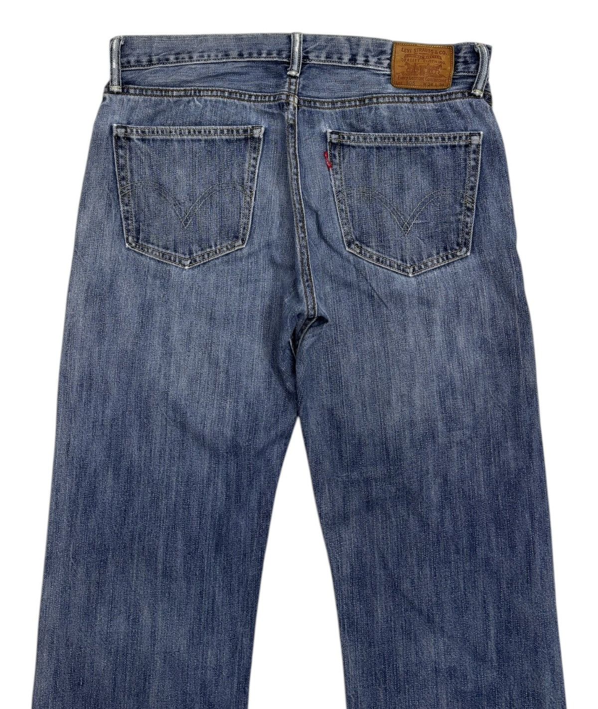 Hysteric Glamour VINTAGE LEVIS 505 SELVEDGE JEANS BAGGY DISTRESSED DENIM Size US 35 - 4 Thumbnail