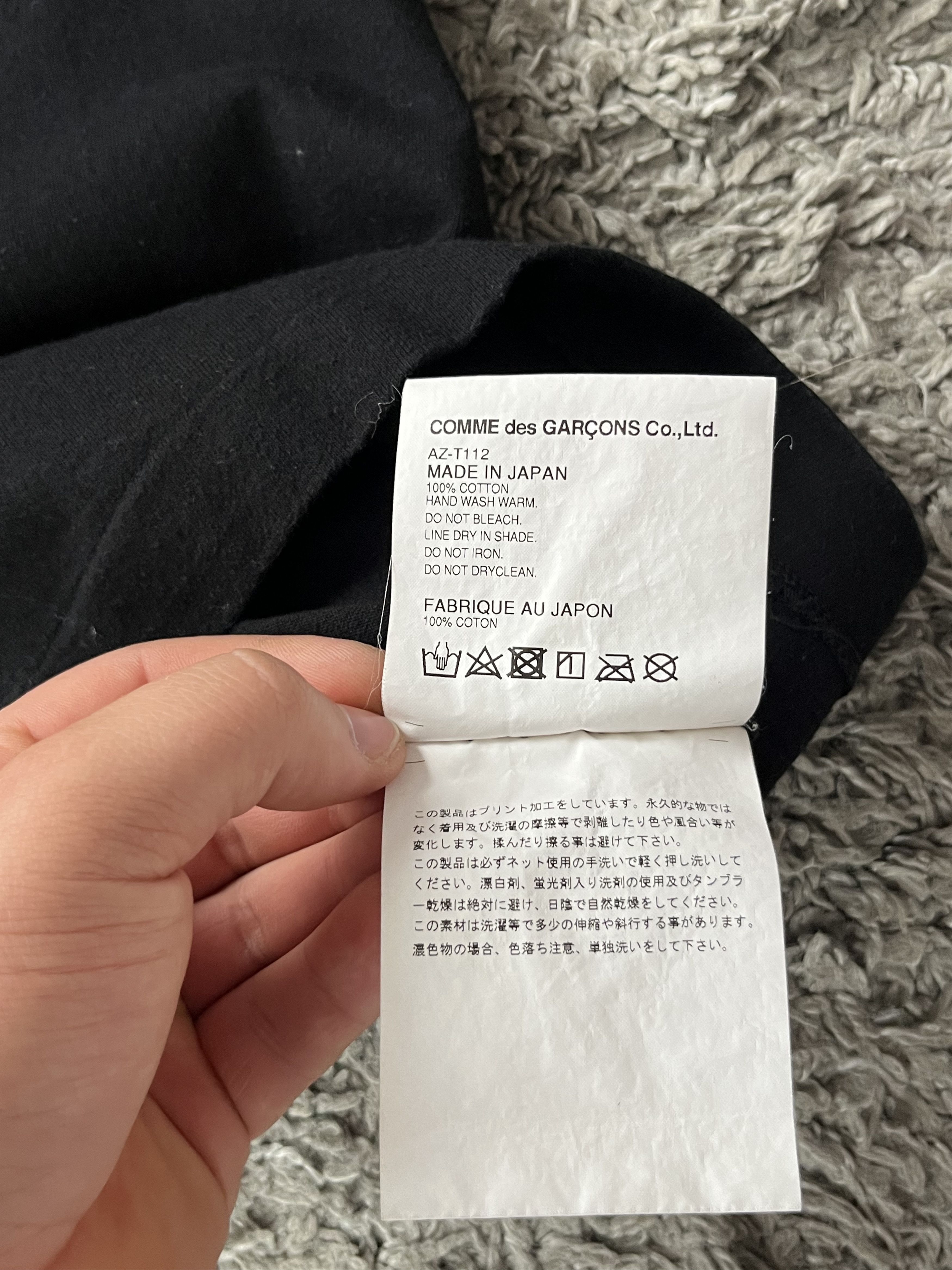 Comme des Garcons Vintage Tee Comme des Garcons Y2K MADE IN JAPAN Size US M / EU 48-50 / 2 - 6 Thumbnail