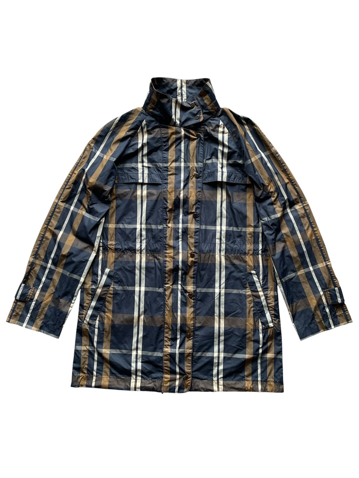 Aquascutum AQUASCUTUM London Vintage Club Check Windbreaker Coat Size US S / EU 44-46 / 1 - 1 Thumbnail