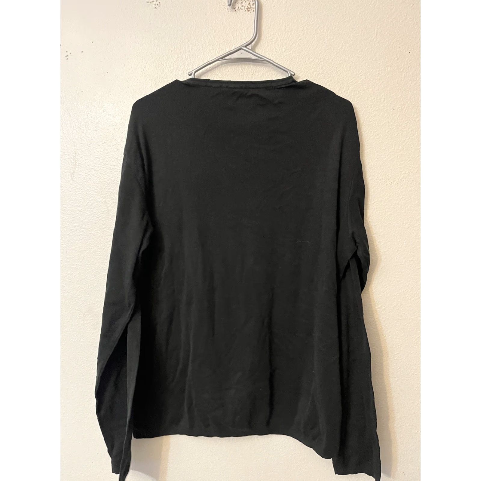 Hugo Boss HUGO BOSS Logo Solid Pullover Sweatshirt Crewneck XXL Black Mens Pullover Logo Sweatshirt Black 2XL Men Size US XXL / EU 58 / 5 - 3 Thumbnail