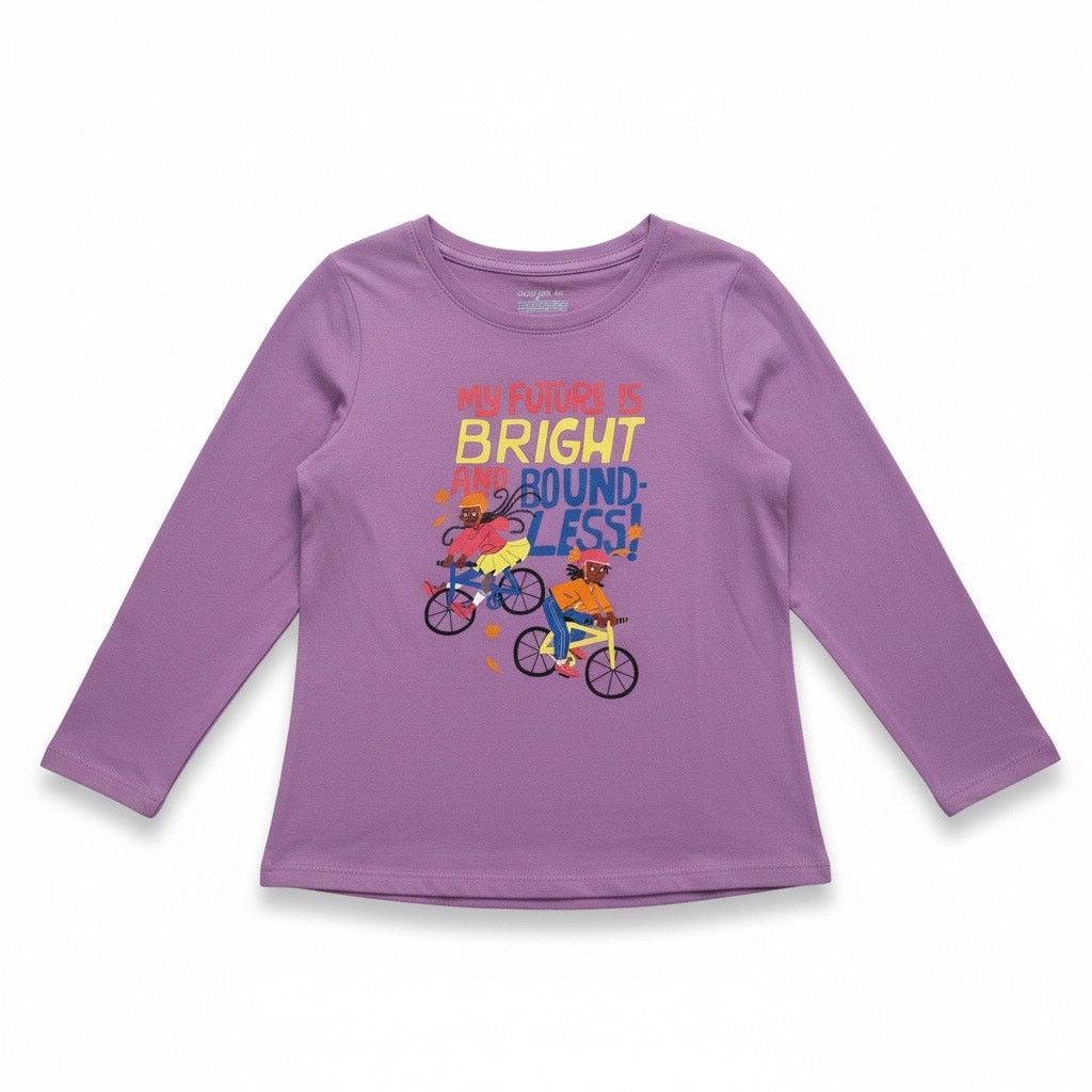 Other Cute purple Girls Graphic Long Sleeve shirt size S (6-7) NWT Size US S / EU 44-46 / 1 - 2 Thumbnail