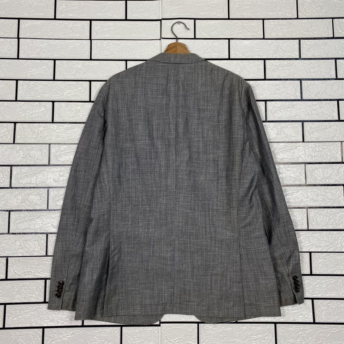 Hugo Boss 📌Vintage Coats Jacket Hugo Boss Double Breast Tartan Size US L / EU 52-54 / 3 - 9 Thumbnail