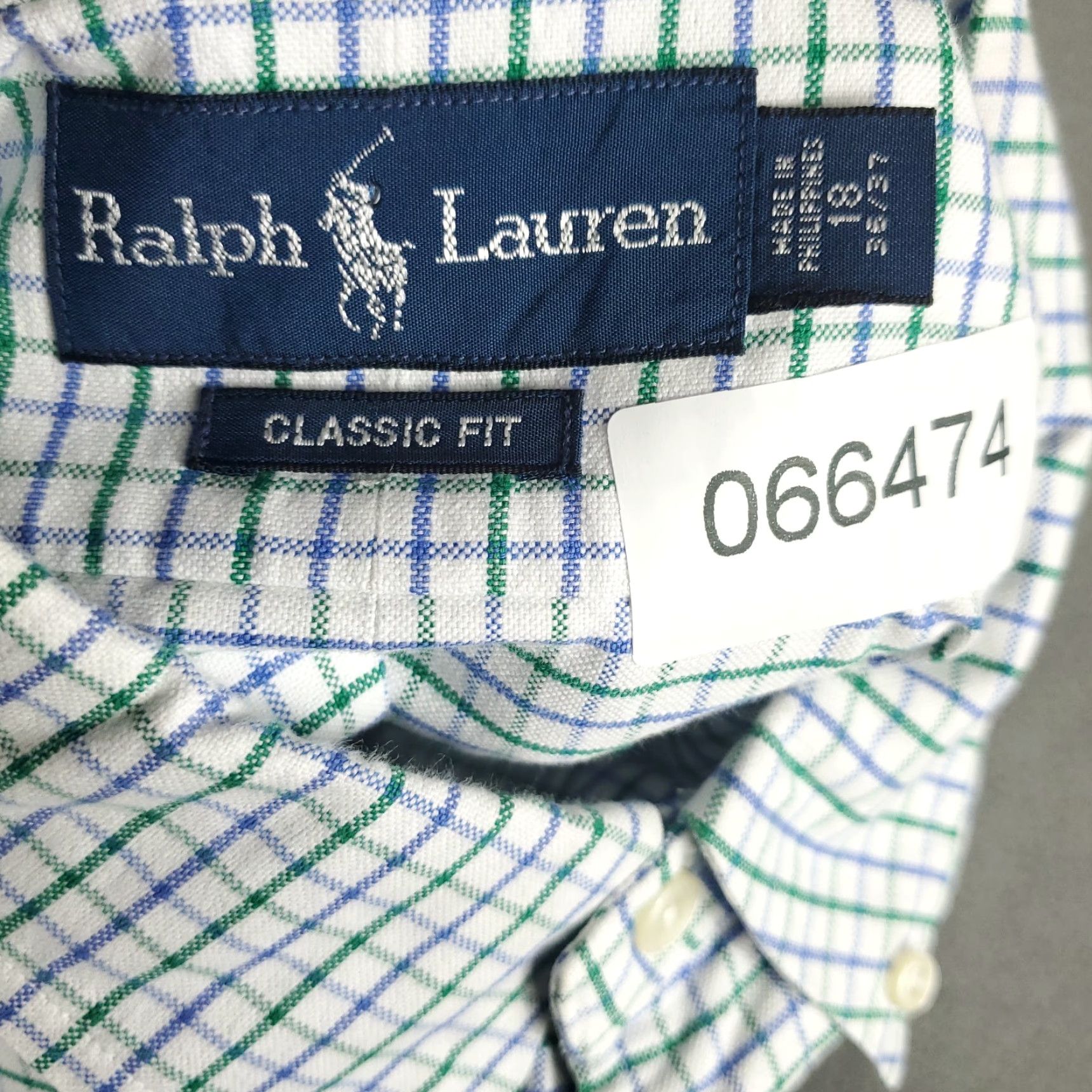 Ralph Lauren Ralph Lauren Shirt Mens 18 Blue Check Classic Fit Dress Button Up Long Sleeve Size 48R - 8 Thumbnail