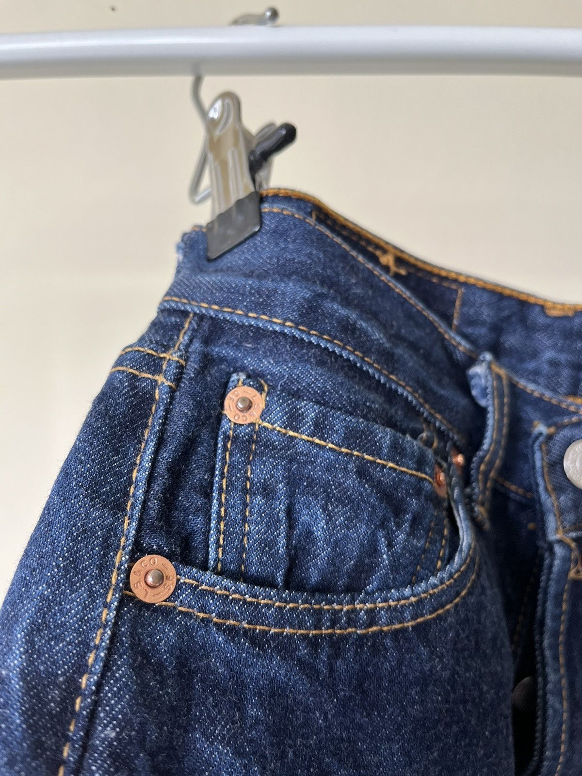 Levi's Rare 💥 Vintage Levis 501 Dark Blue 🤩 Size 24" / US 00 / IT 34 - 6 Thumbnail
