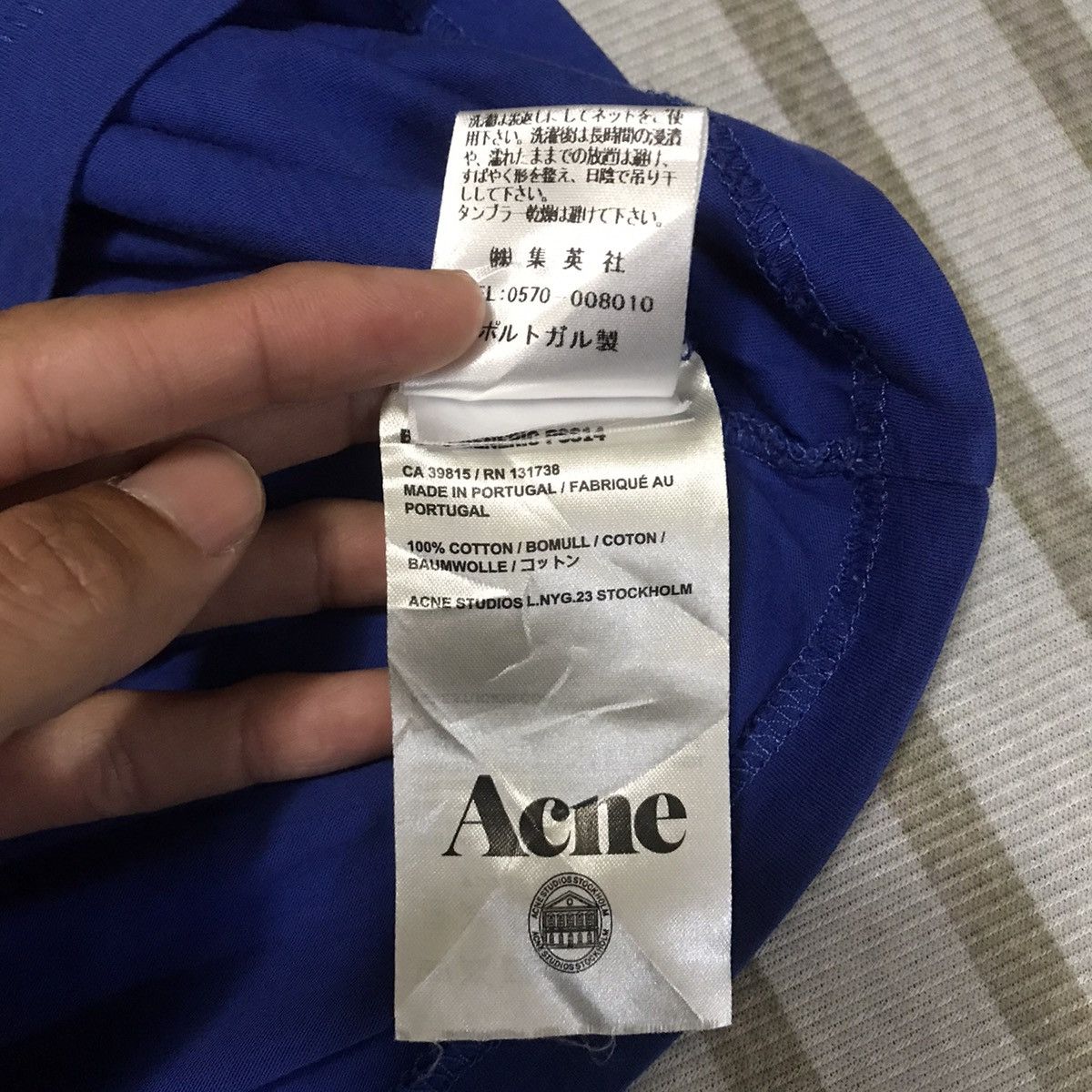 Acne Studios ACNE STUDIOS PSS14 TEE Size US S / EU 44-46 / 1 - 6 Thumbnail