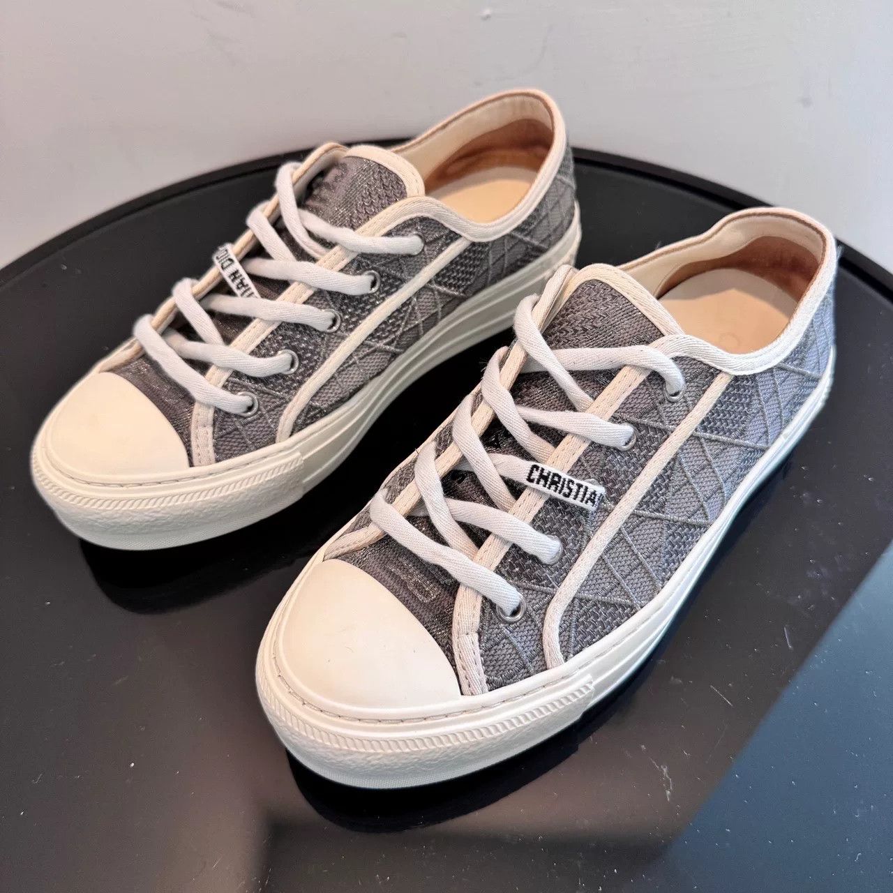 Dior dior gray low-top sneakers walk n Size US 8.5 / EU 41-42 - 1 Thumbnail