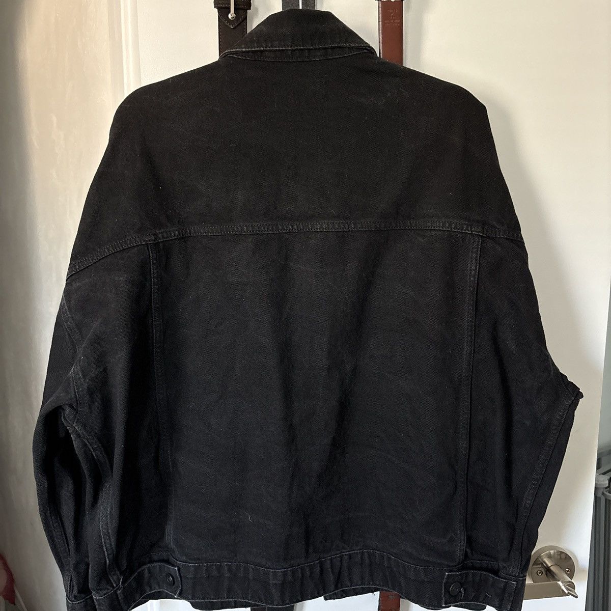 Asos Black denim jacket Size US M / EU 48-50 / 2 - 2 Thumbnail