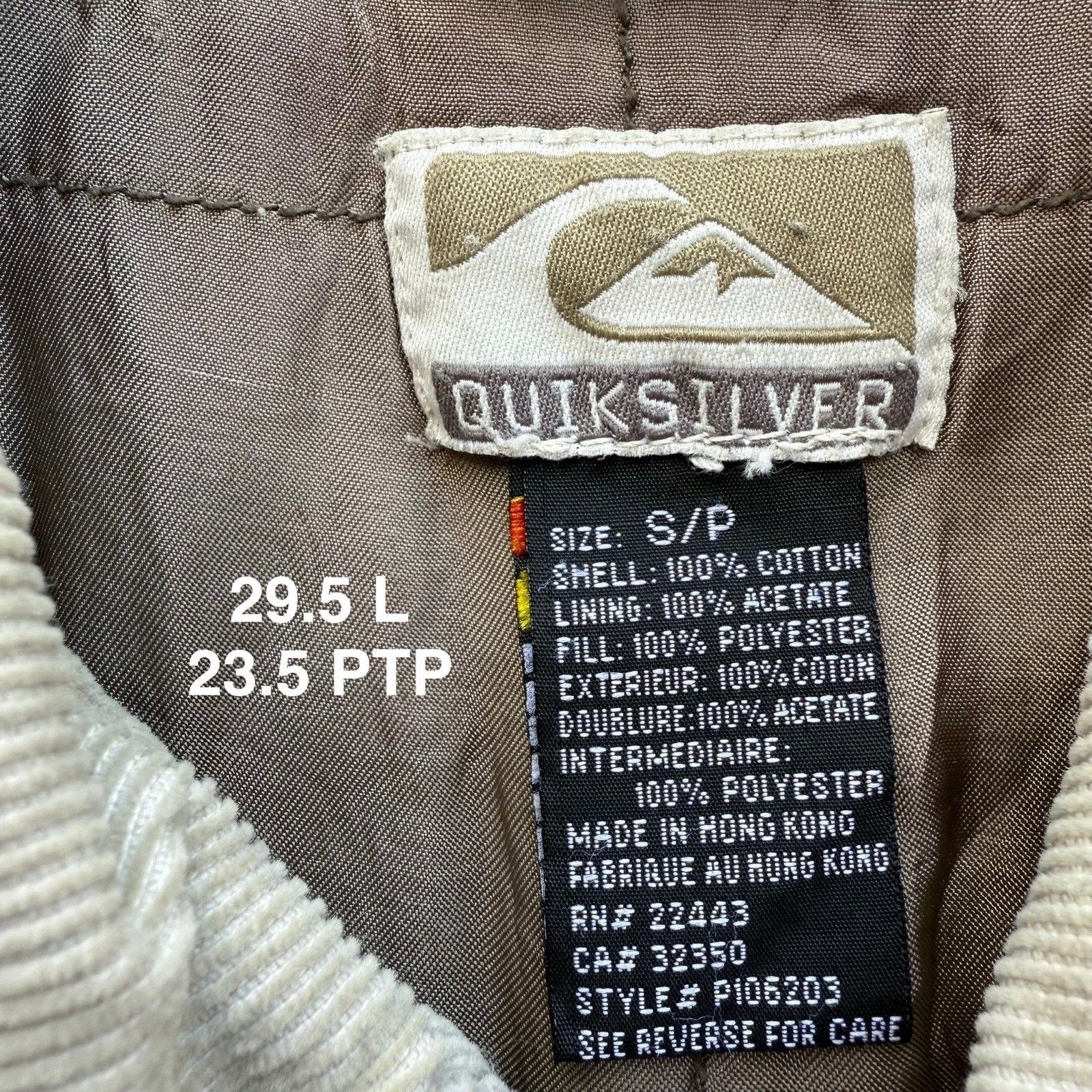 Quiksilver Vintage Quiksilver Jacket Small Gray Khaki Workwear Size US S / EU 44-46 / 1 - 8 Thumbnail
