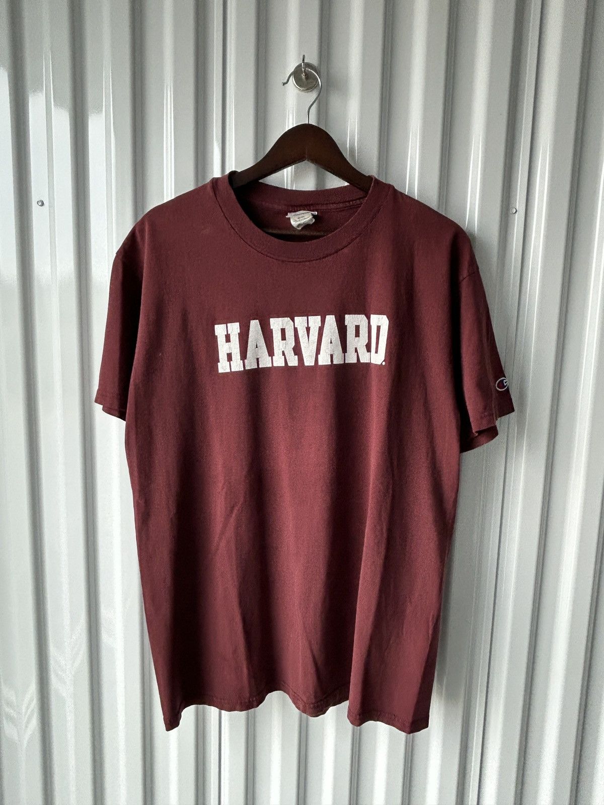 Champion Vintage 90s Champion Harvard Graphic Tee Size US L / EU 52-54 / 3 - 1 Thumbnail