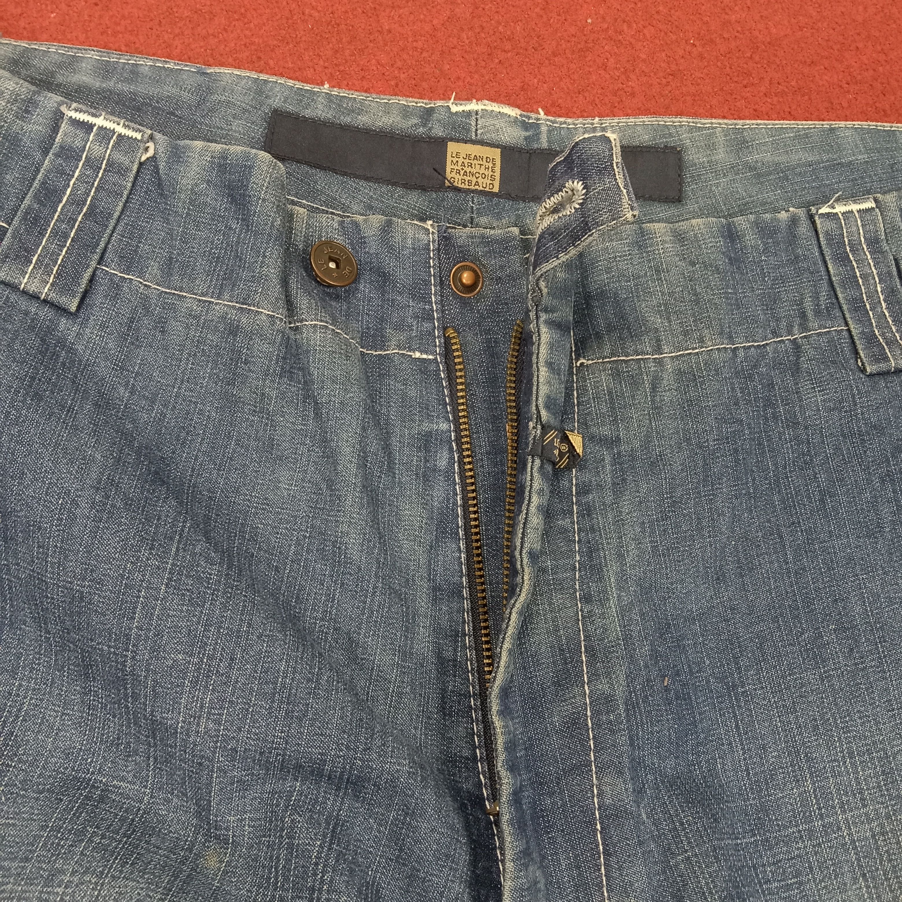 Marithe + Francois Girbaud × Vintage Marithe Francois Girbaud Rare Design Style Jeans Size US 39 - 12 Thumbnail