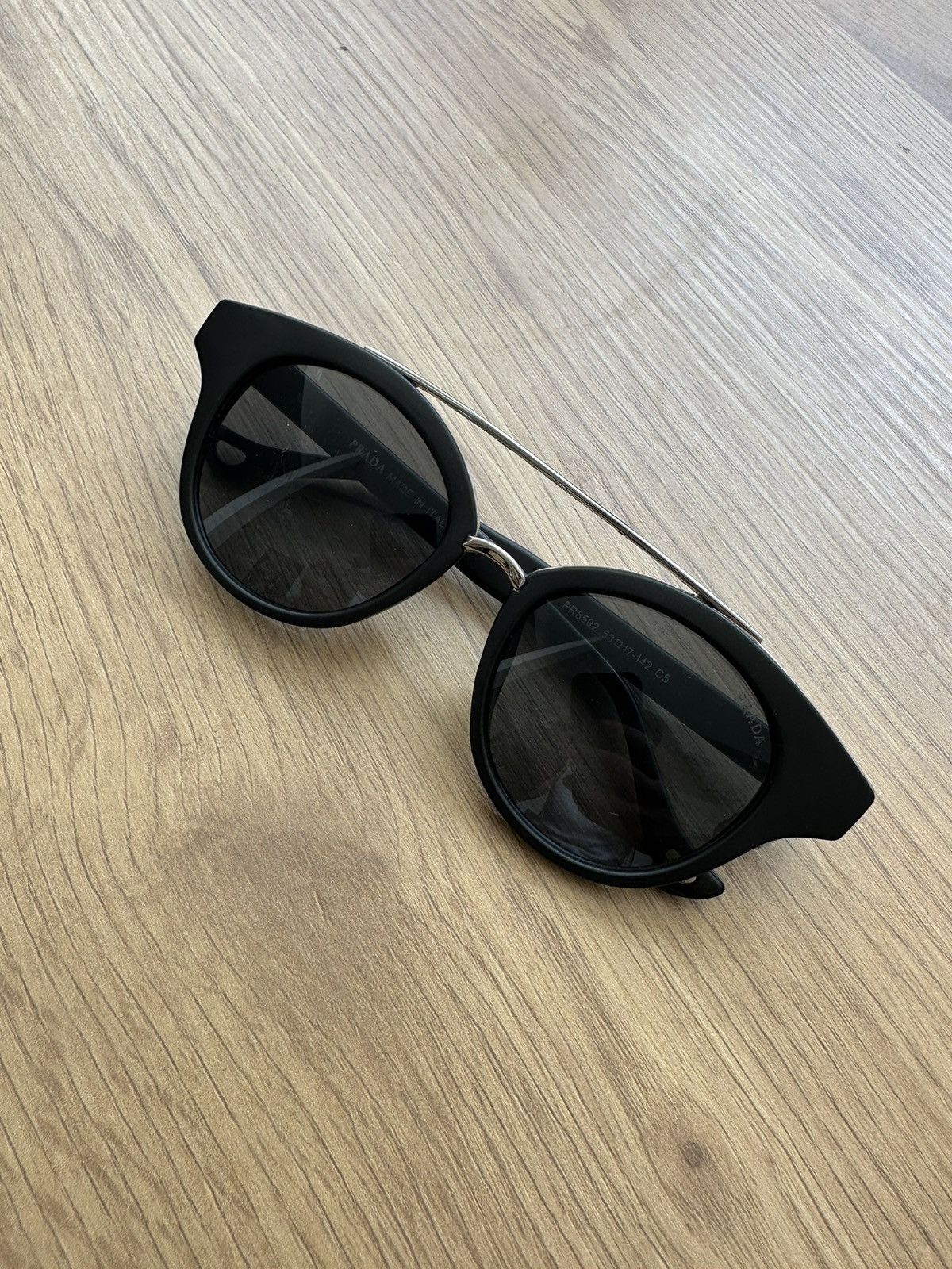 Miu Miu × Prada Prada black sunglasses OS Women PR8502 Size ONE SIZE - 4 Thumbnail