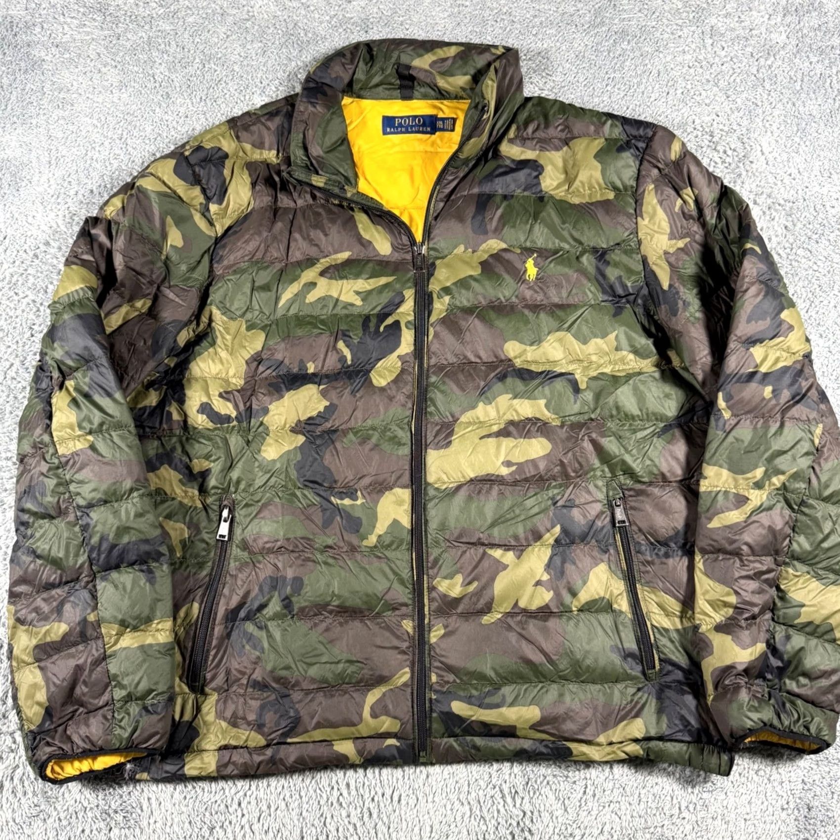 Polo Ralph Lauren Polo Ralph Lauren Puffer Down Jacket Mens XXL Camo Quilted Full Zip Packable Size US XXL / EU 58 / 5 - 2 Thumbnail