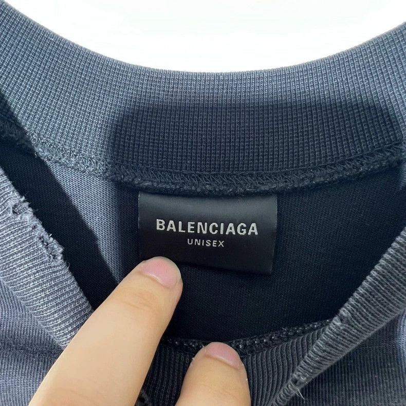 Balenciaga Balenciaga New adhesive tape 3B splicing short sleeves Size US M / EU 48-50 / 2 - 4 Thumbnail