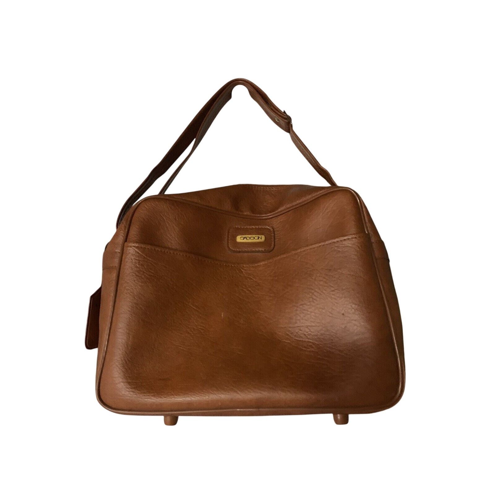 Samsonite Vintage Sasson Travel Luggage Bag Purse Bag Brand Brown Size ONE SIZE - 1 Thumbnail