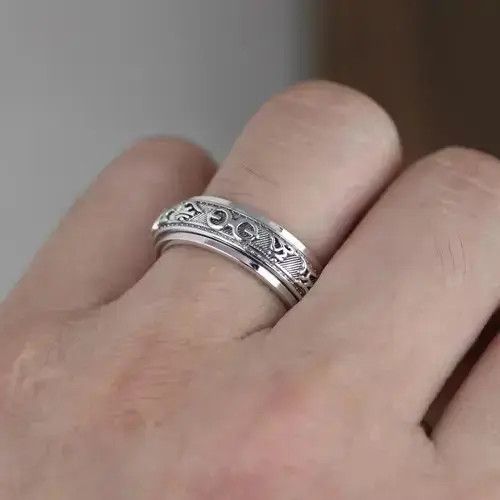 Jewelry × Vintage S925 Silver Ring Size ONE SIZE - 2 Thumbnail