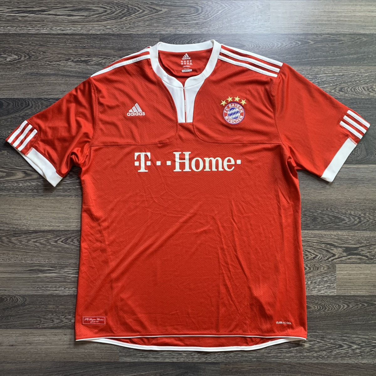 Adidas Bayern München Adidas 2009/2010 Soccer Jersey International Size US XXL / EU 58 / 5 - 1 Thumbnail