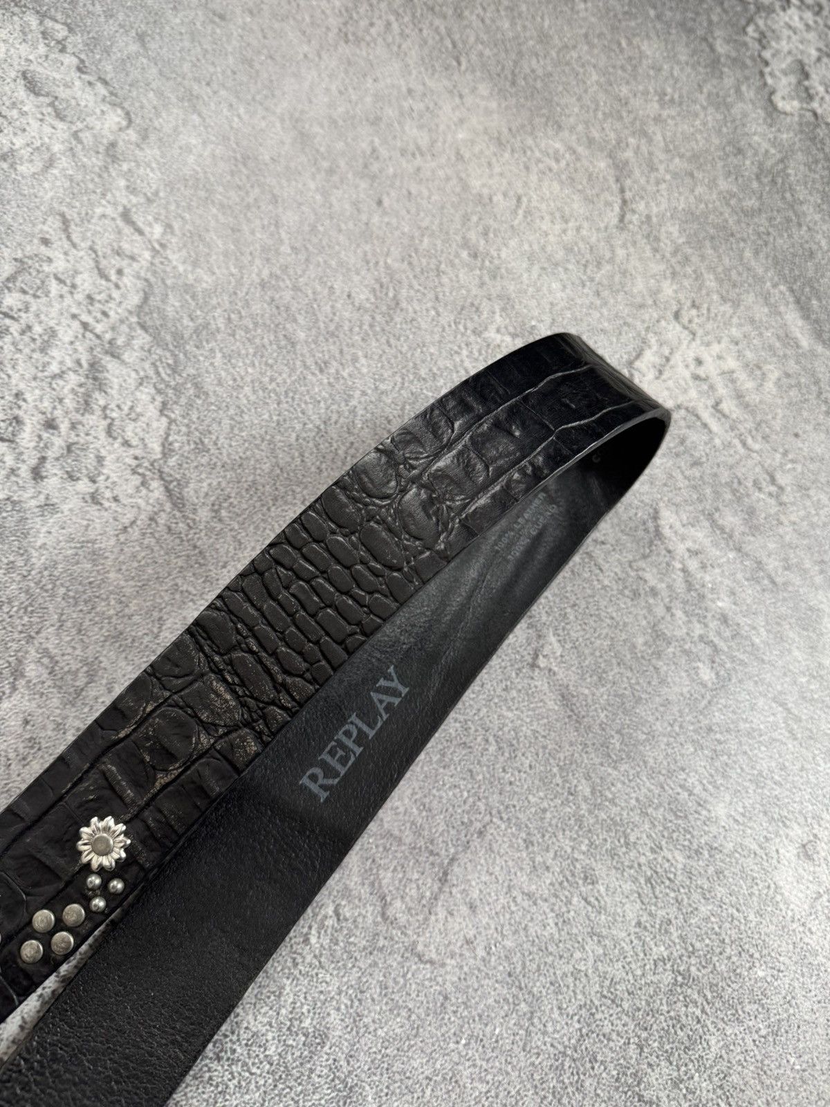 Replay Replay Avantgarde leather belt biker punk gothic L.G.B. Y2K Size ONE SIZE - 8 Thumbnail