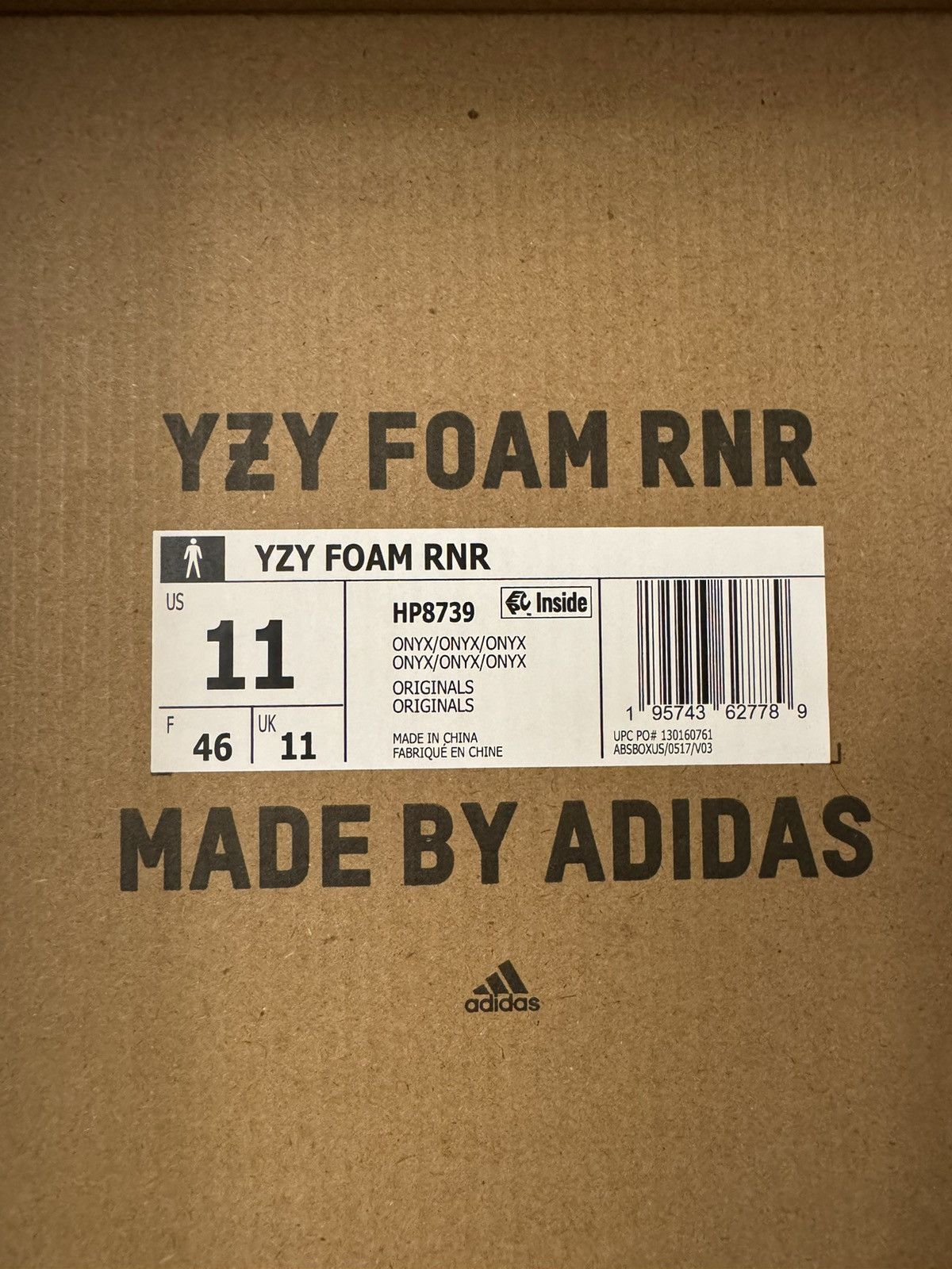 Yeezy Yeezy Foam Runners Onyx Size US 11 / EU 44 - 7 Thumbnail