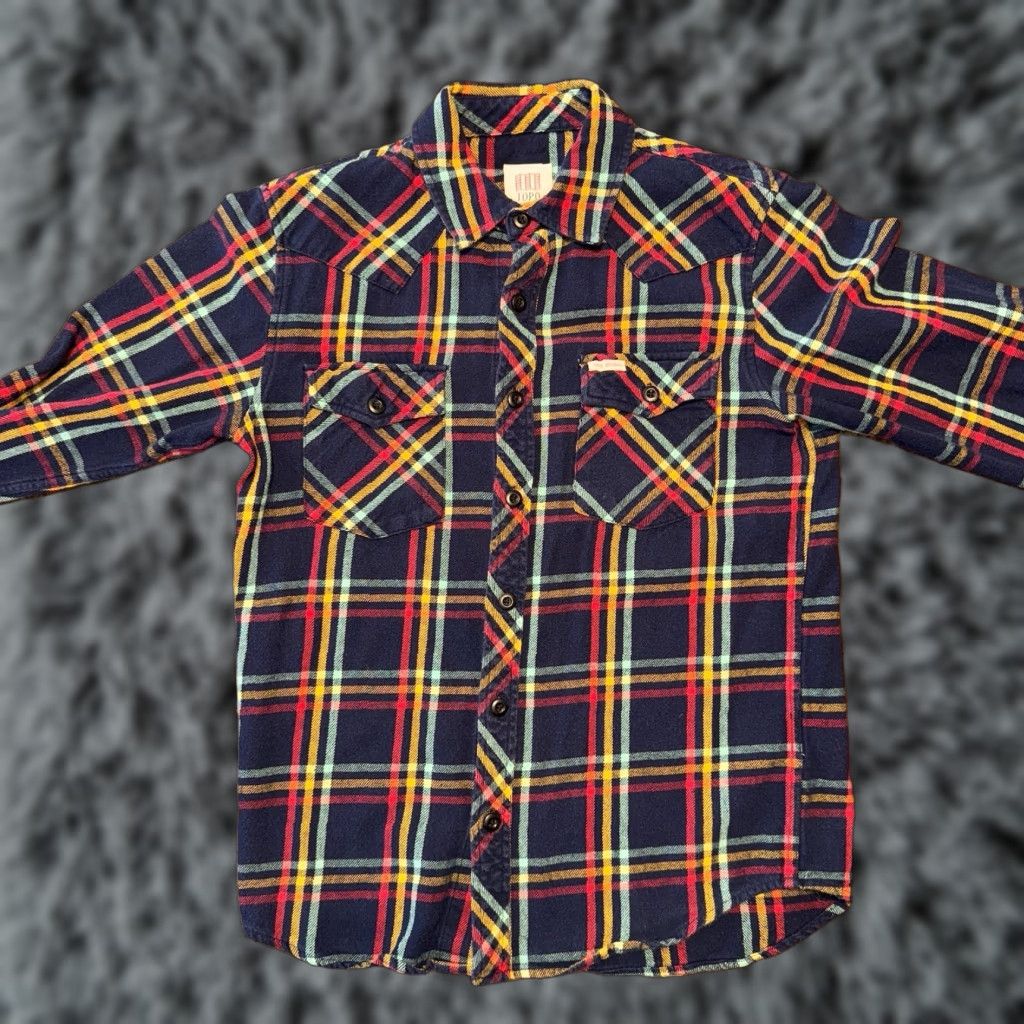 Topo Designs Topo Designs Mountain Flannel Shirt Mens Size Small Navy Blue Plaid Pockets Button-Up Cotton Workwear Long Sleeve Vintage? No Size US S / EU 44-46 / 1 - 1 Thumbnail