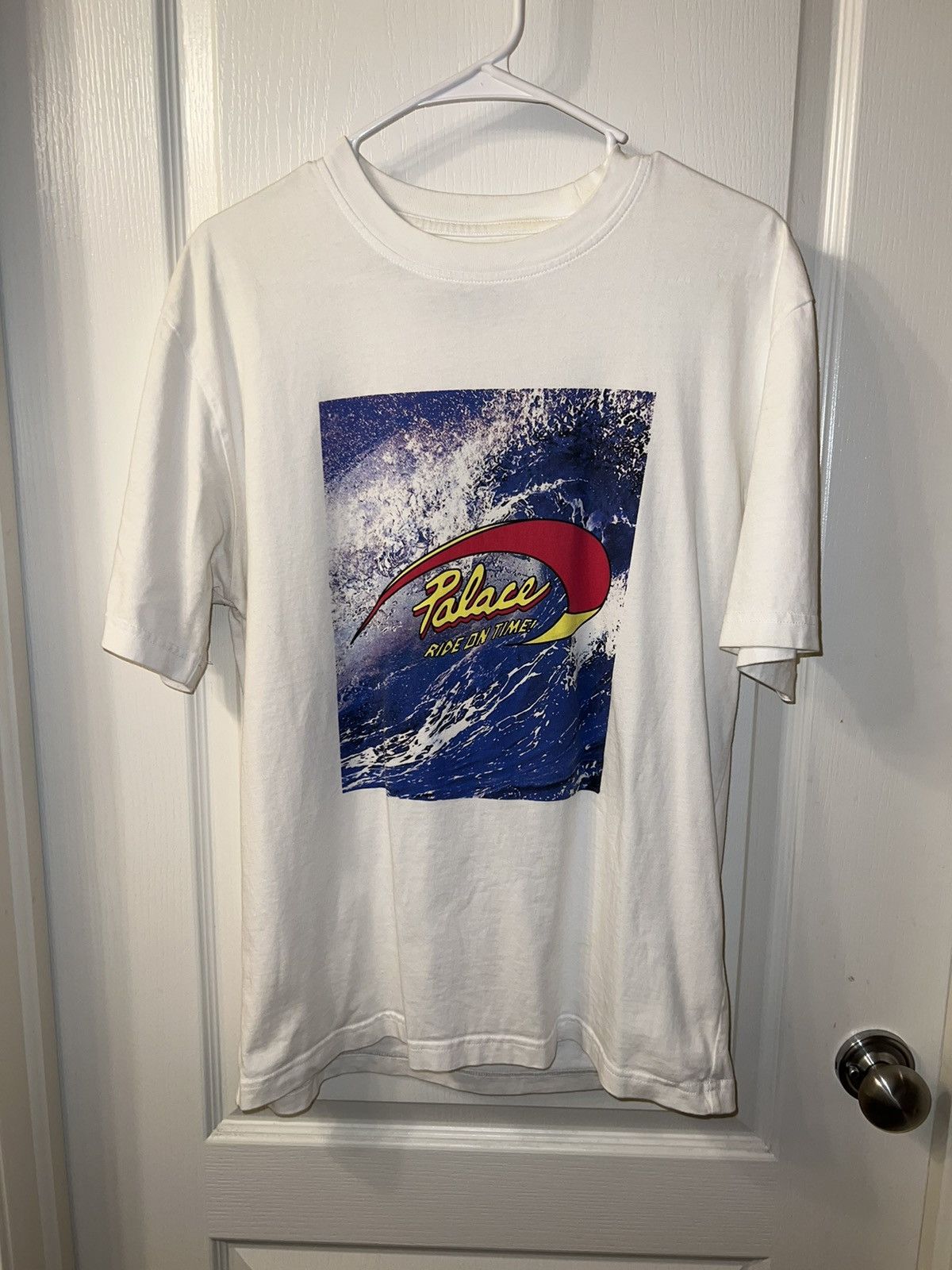 Palace Palace Ride T-Shirt White Men’s SS18 Size US M / EU 48-50 / 2 - 1 Thumbnail
