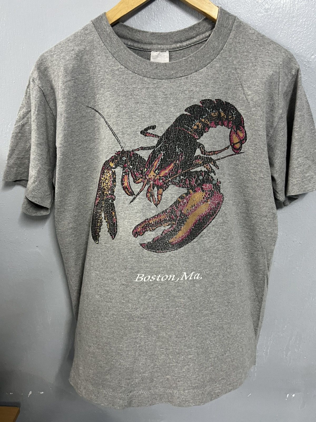 Designer × Vintage Vintage Hamphire Lobster T-Shirt Size US M / EU 48-50 / 2 - 1 Thumbnail
