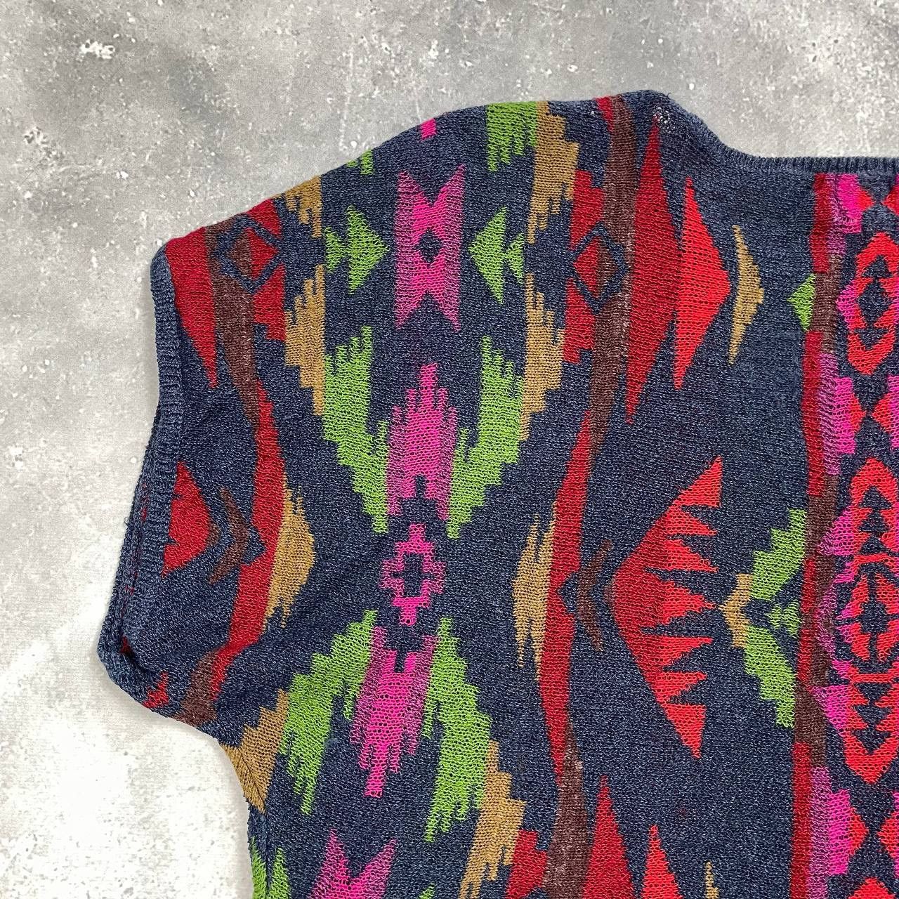 Denim & Supply Ralph Lauren Denim & Supply Ralph Lauren Aztec Pattern SS Sweater Women’s Size XS / US 0-2 / IT 36-38 - 18 Thumbnail