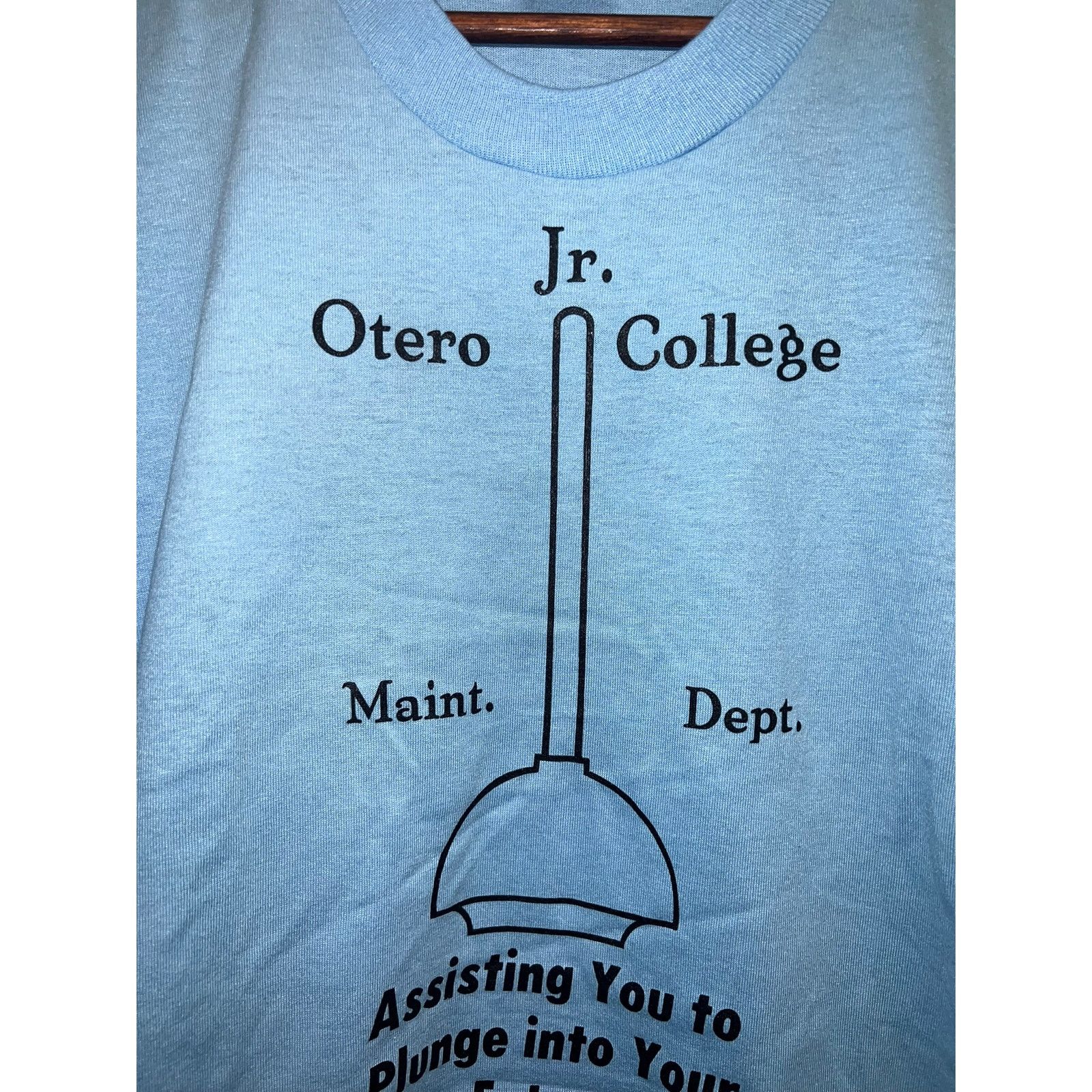 Vintage Vintage Otero College Shirt Junior Maintentance Department Size US L / EU 52-54 / 3 - 2 Thumbnail