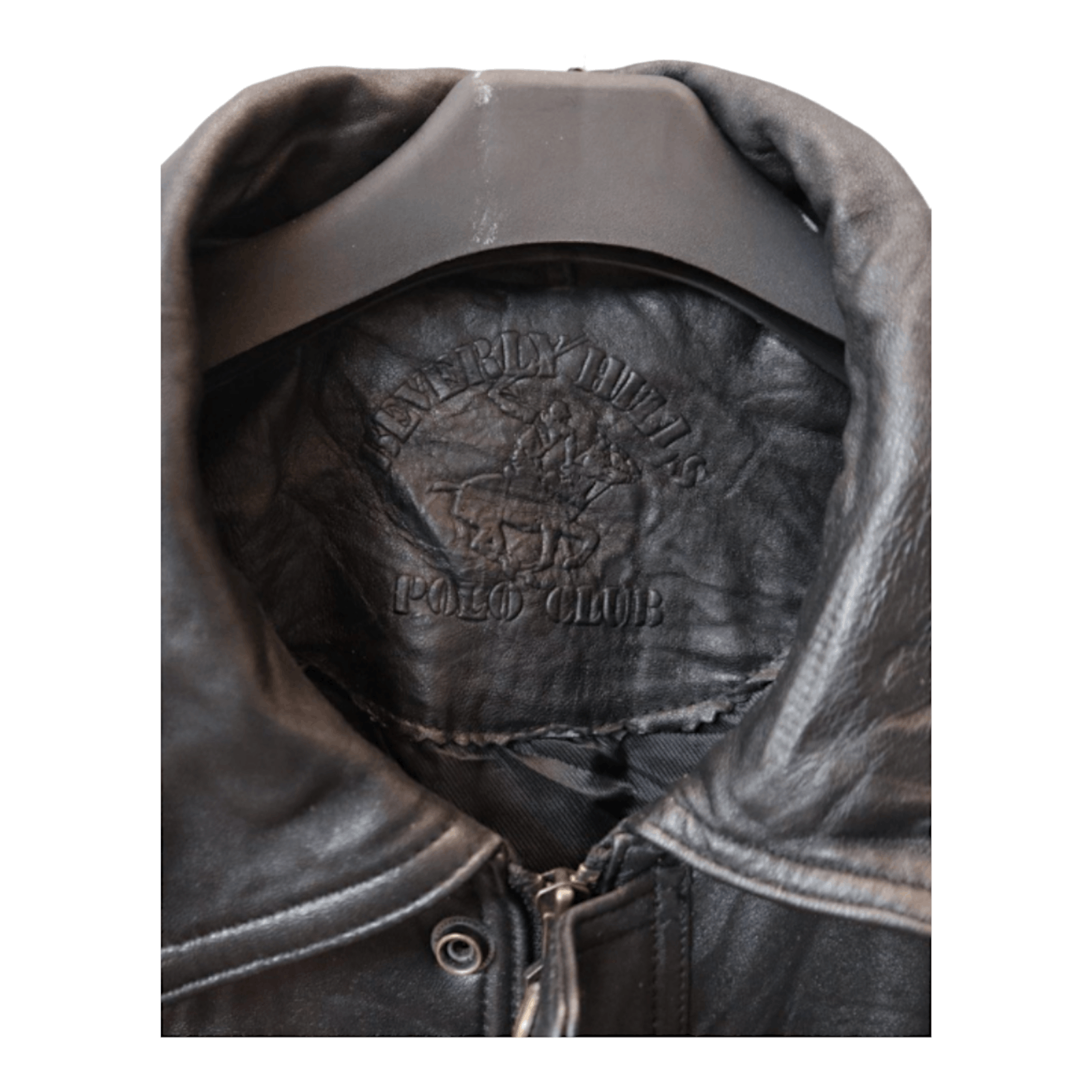 Beverly Hills Polo Club Vintage Polo Club Black Genuine Leather Jacket Size US L / EU 52-54 / 3 - 3 Thumbnail