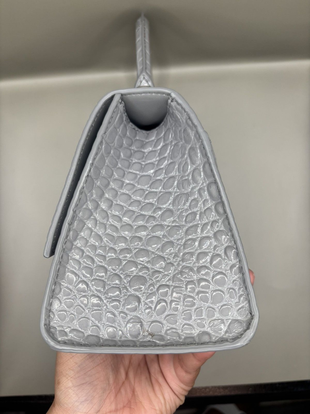 Balenciaga Balenciaga HourGlass Embossed Leather Too Handle Size ONE SIZE - 9 Thumbnail