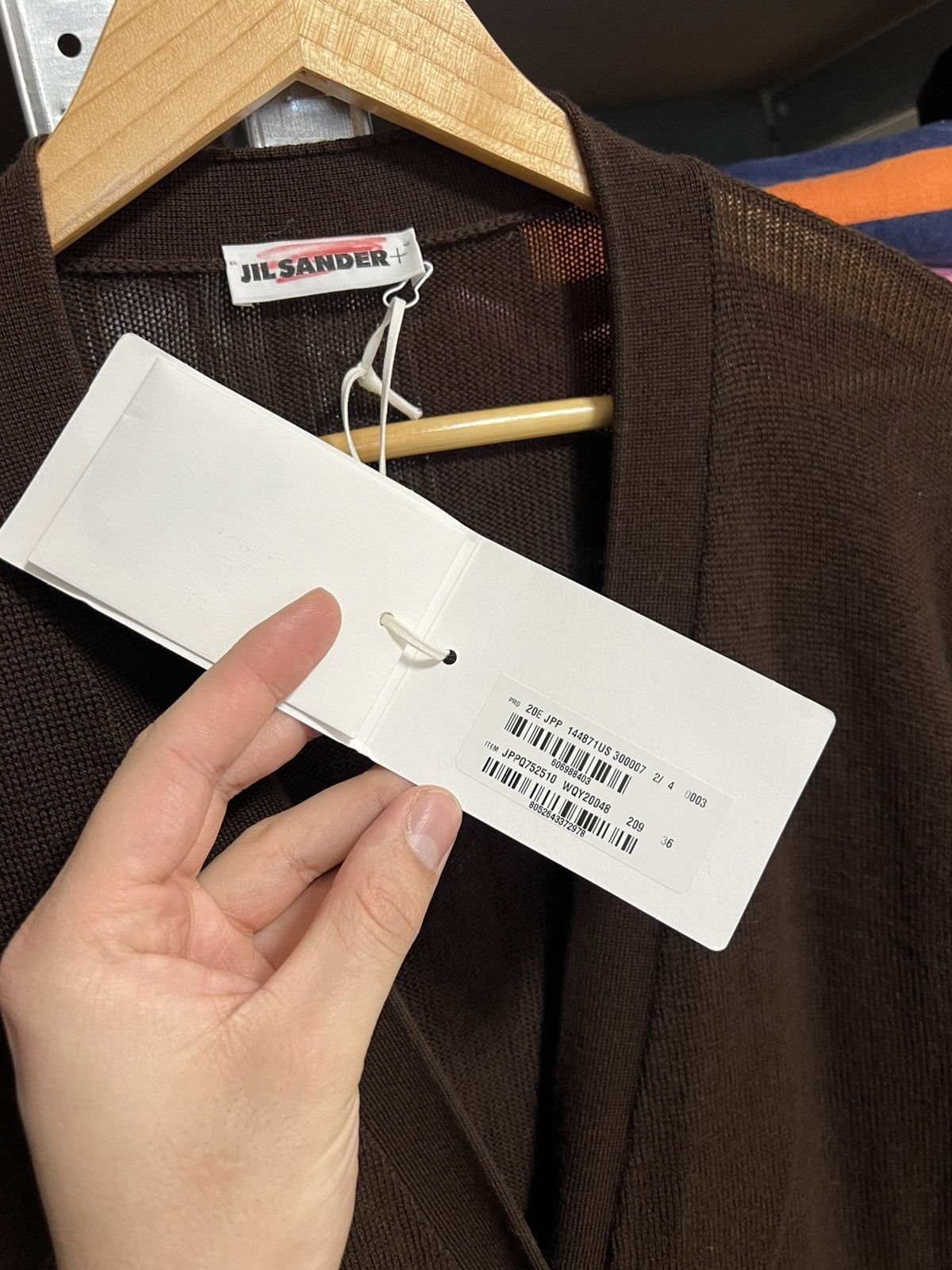 Designer × Jil Sander ❗️New Jil Sander 100% Wool Long Button Cardigan Brown Size 36 Size XS / US 0-2 / IT 36-38 - 8 Thumbnail