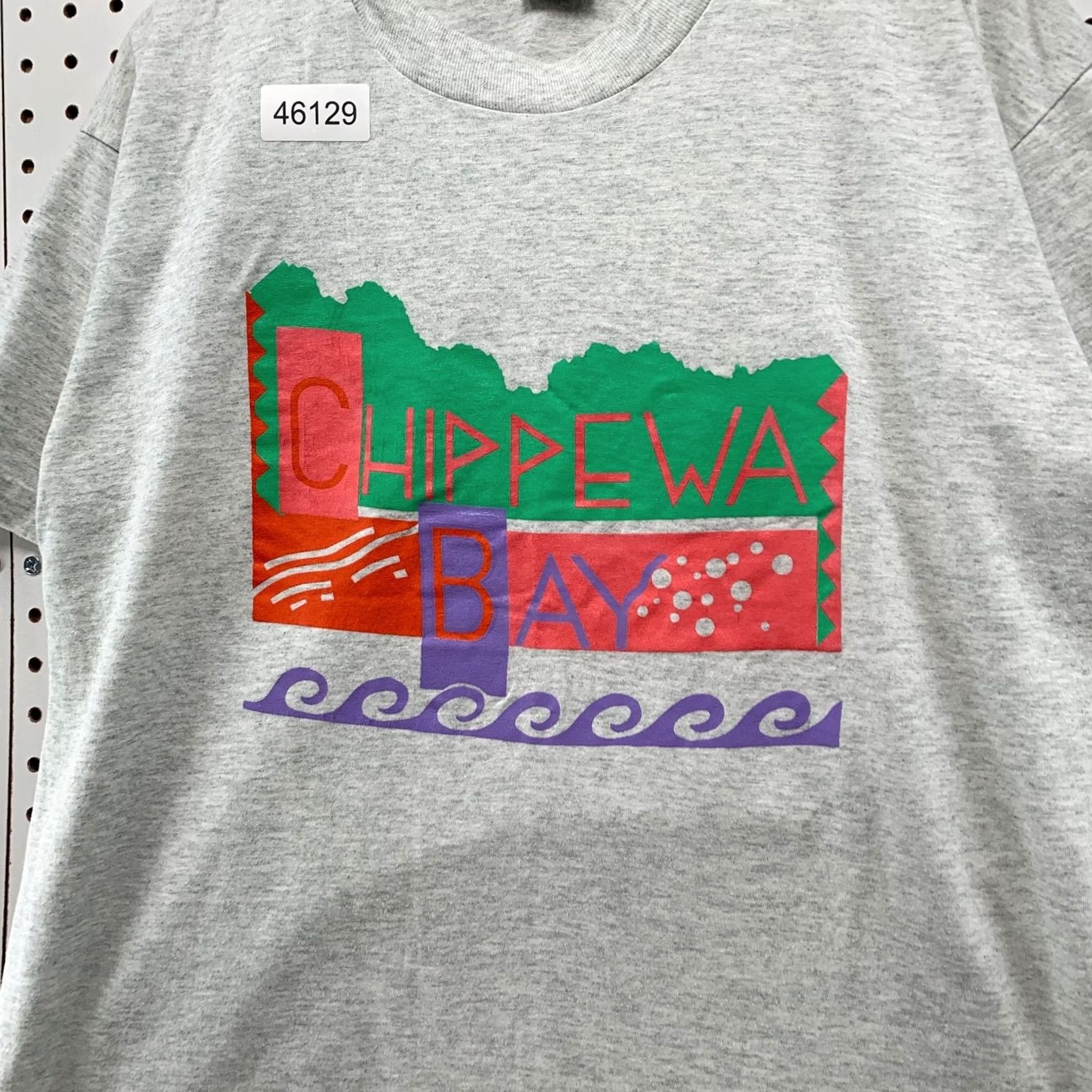 Vintage VINTAGE Chippewa Bay Shirt Mens XL Gray 90s USA Made Shirt Size US XL / EU 56 / 4 - 4 Thumbnail