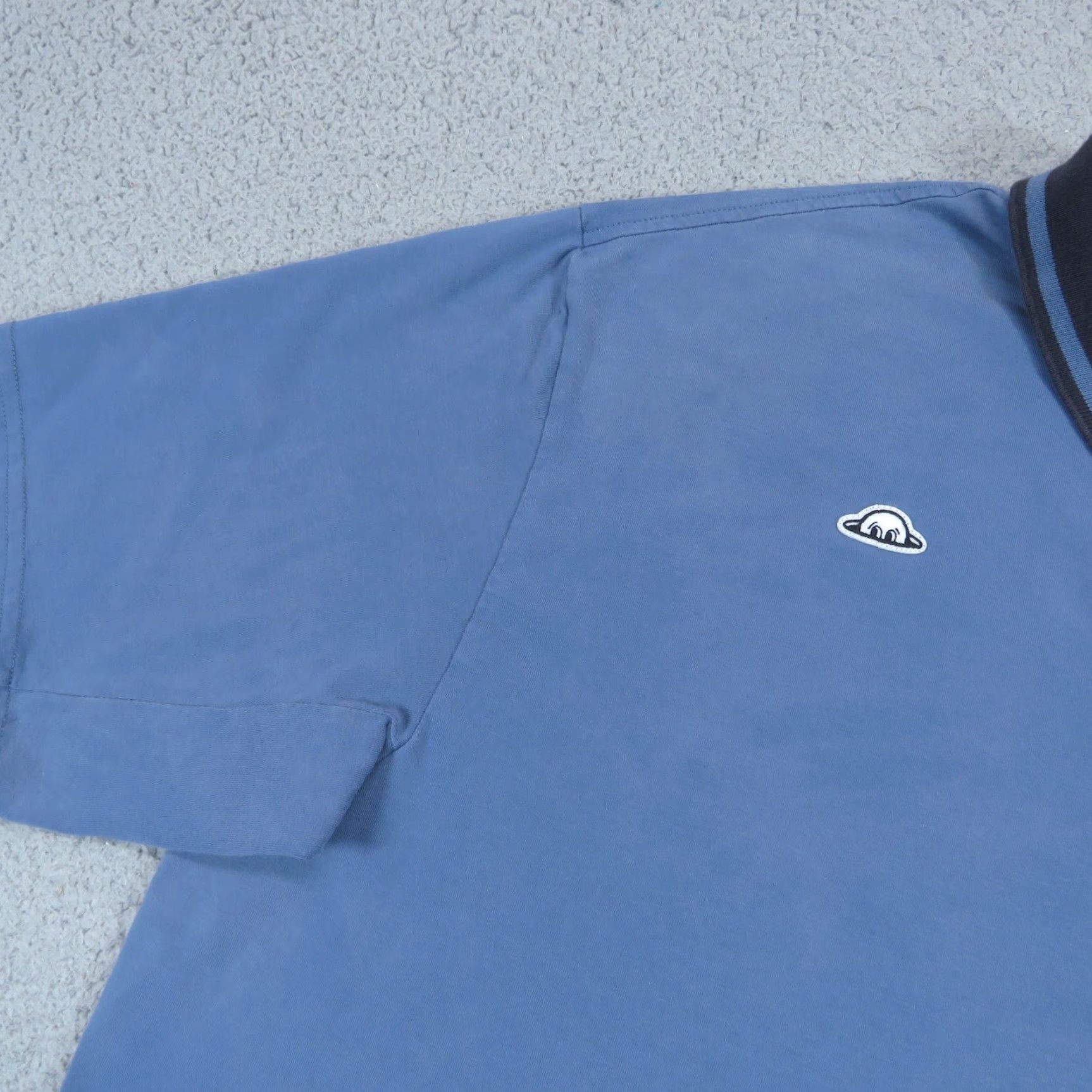 Vintage Radmor Golf Polo Mens XXL Blue Striped Ombre Pima Cotton Logo Size US XXL / EU 58 / 5 - 4 Thumbnail